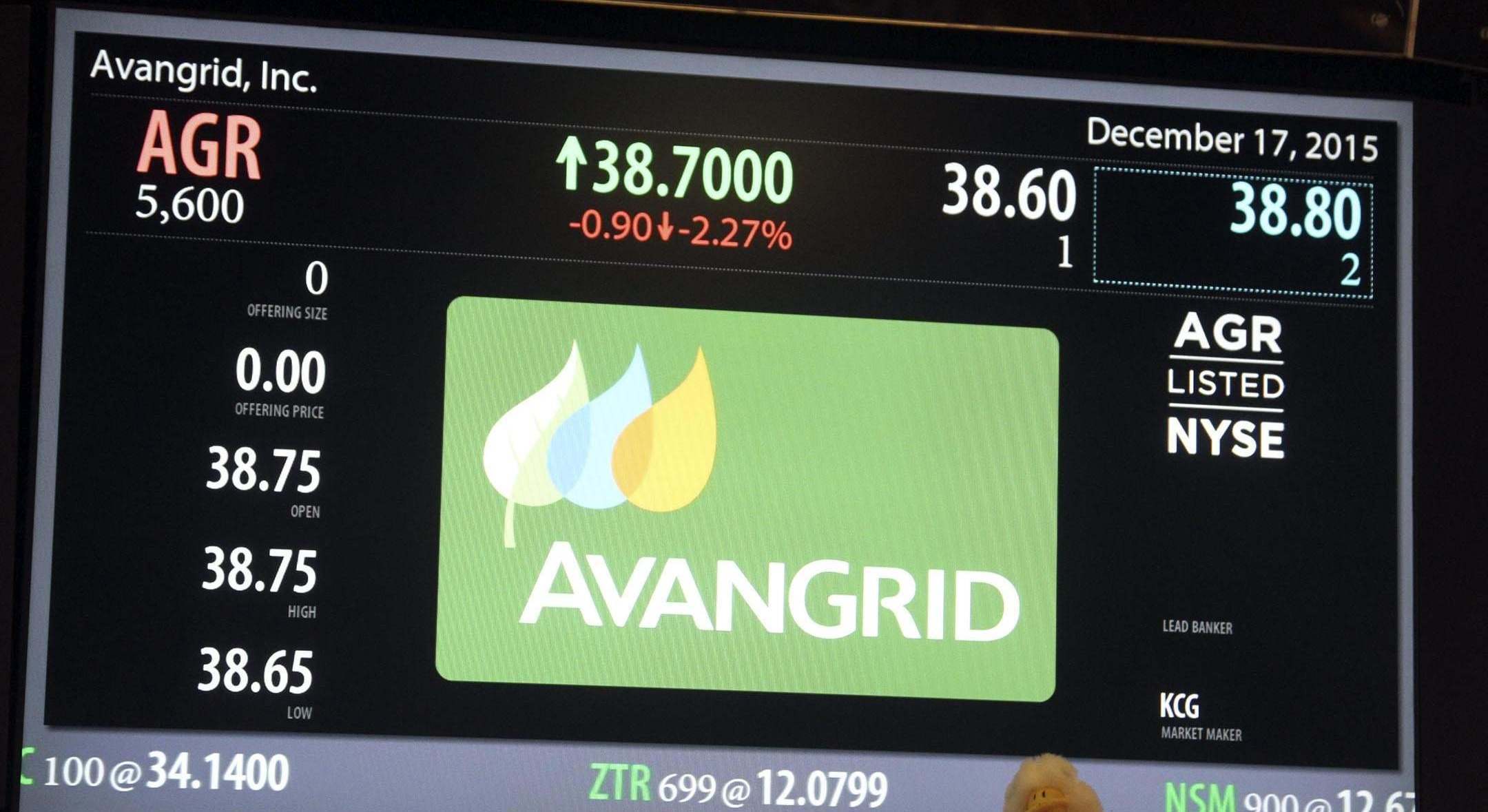 Avangrid debut