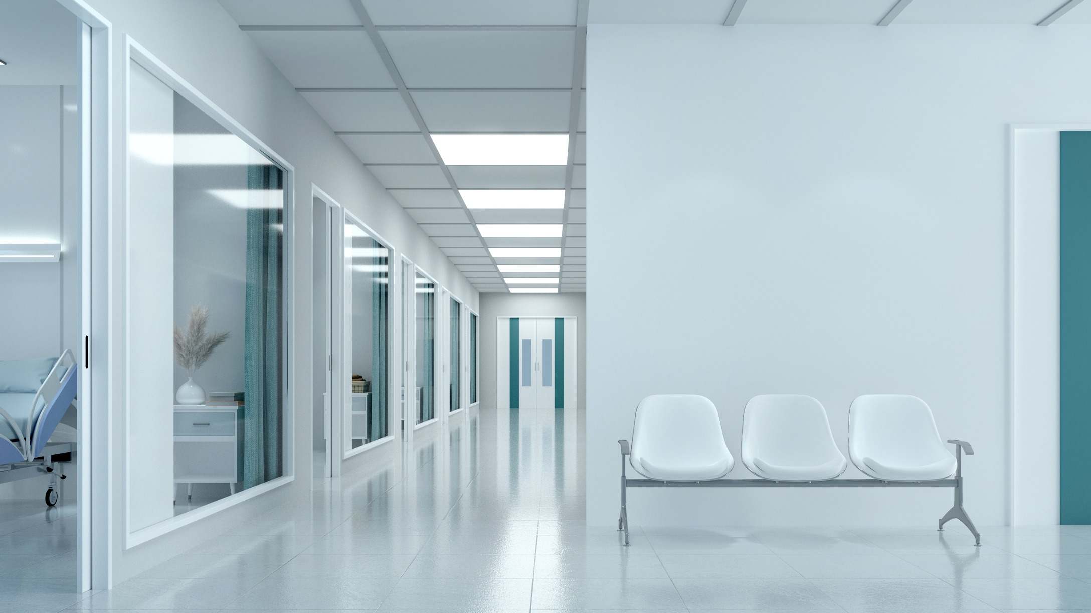 Sala de espera de un hospital