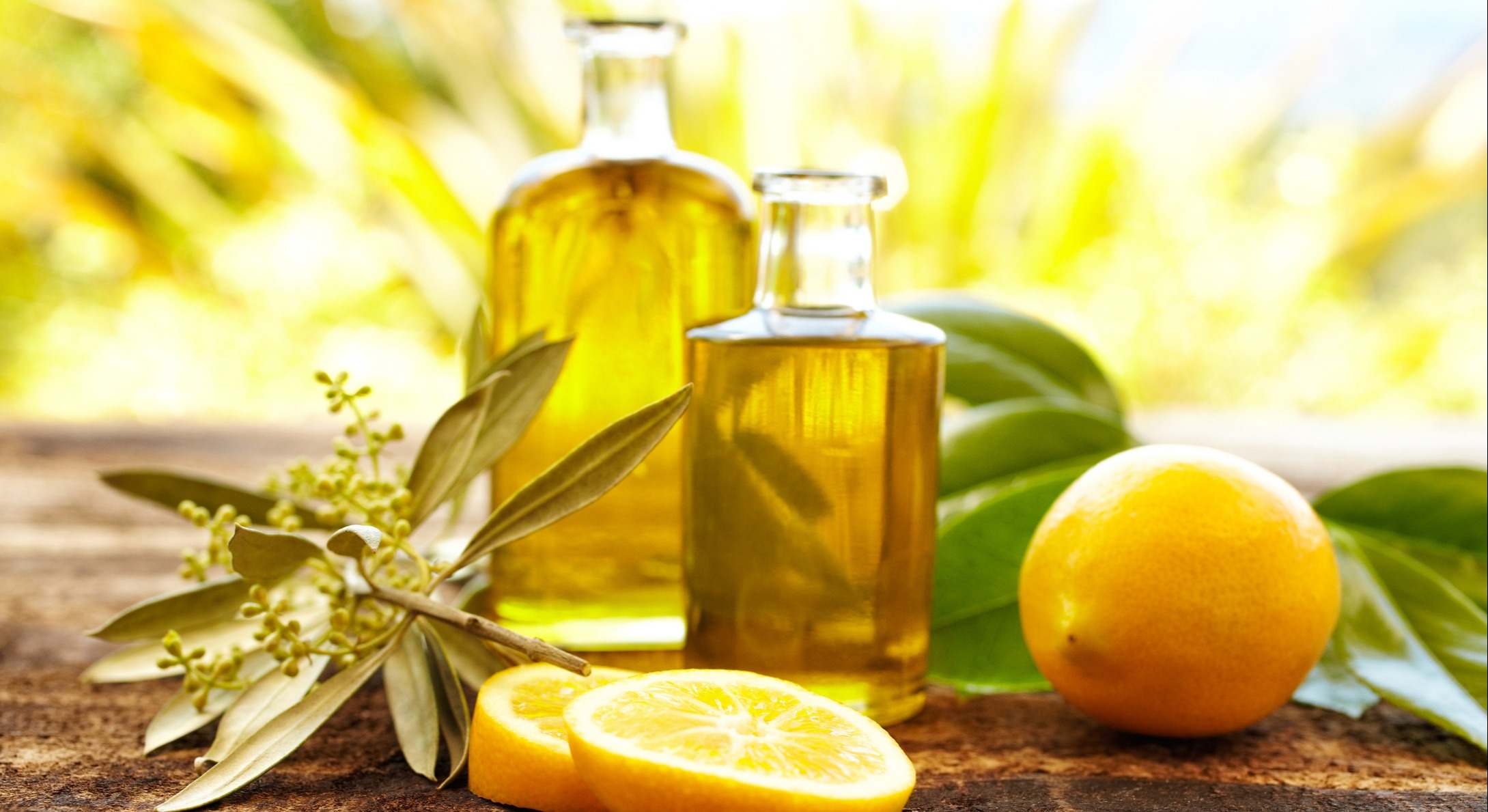 Aceite con limones