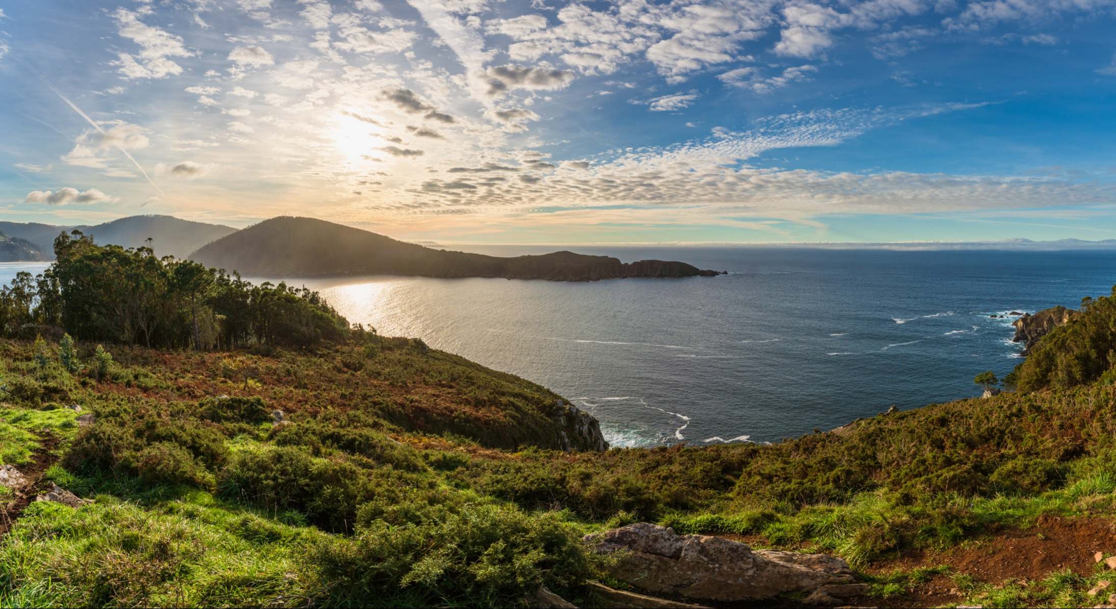 Vista panorámica de la costa atlántica norte en Cedeira, Galicia. / Foto: iStock