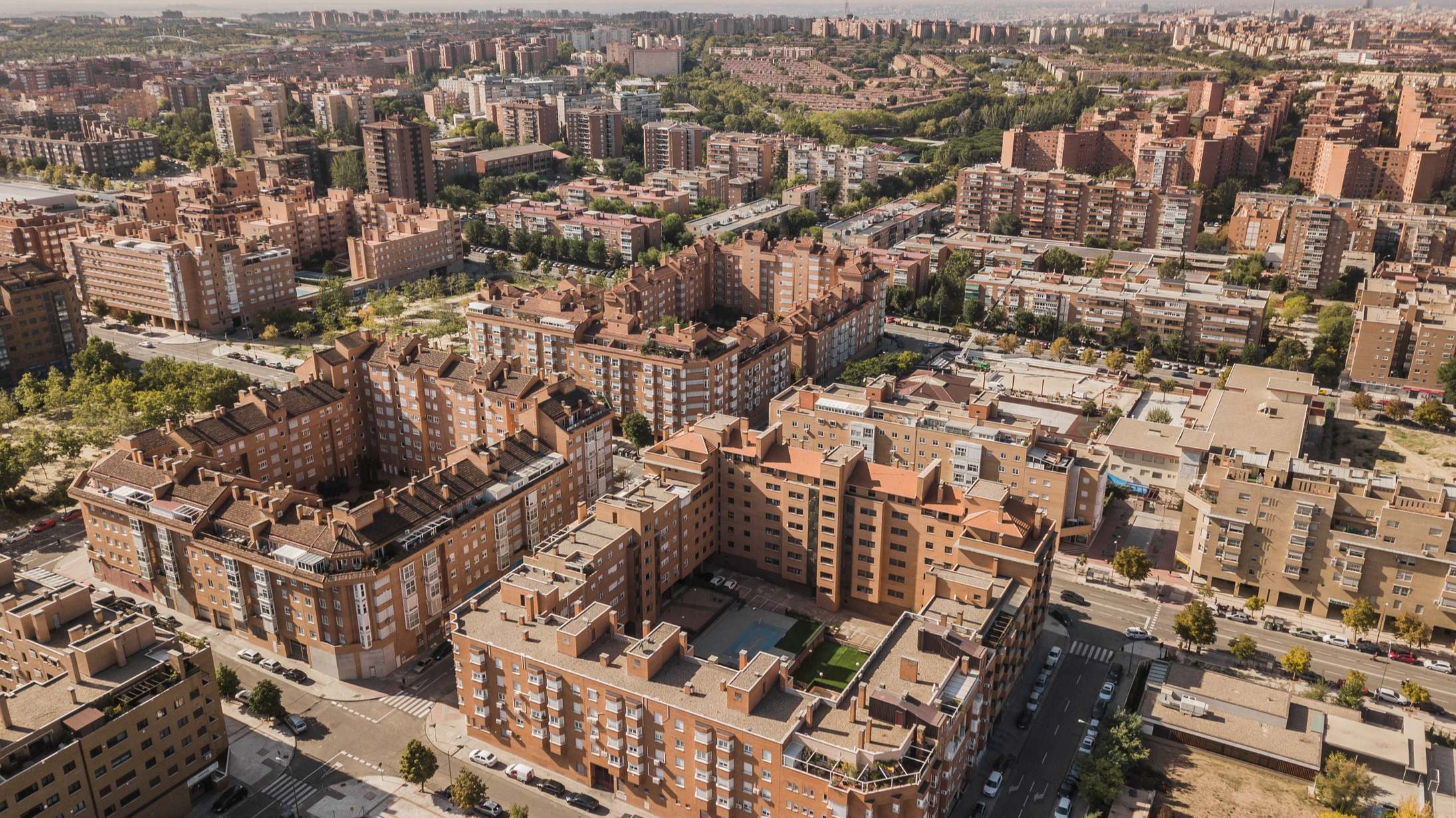 Barrio residencial de Madrid