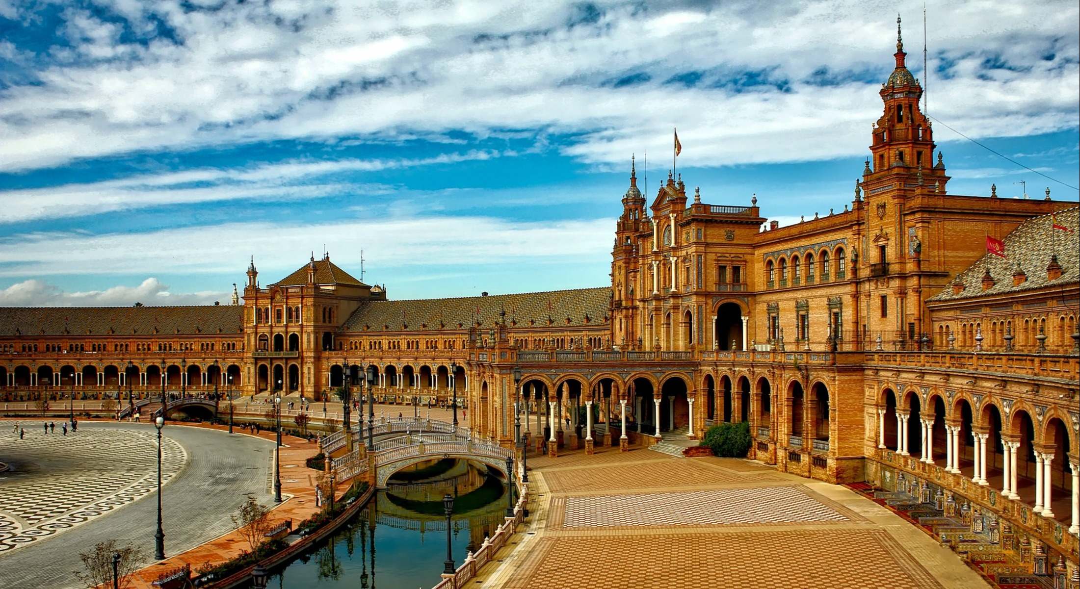 Plaza de España de Sevilla.