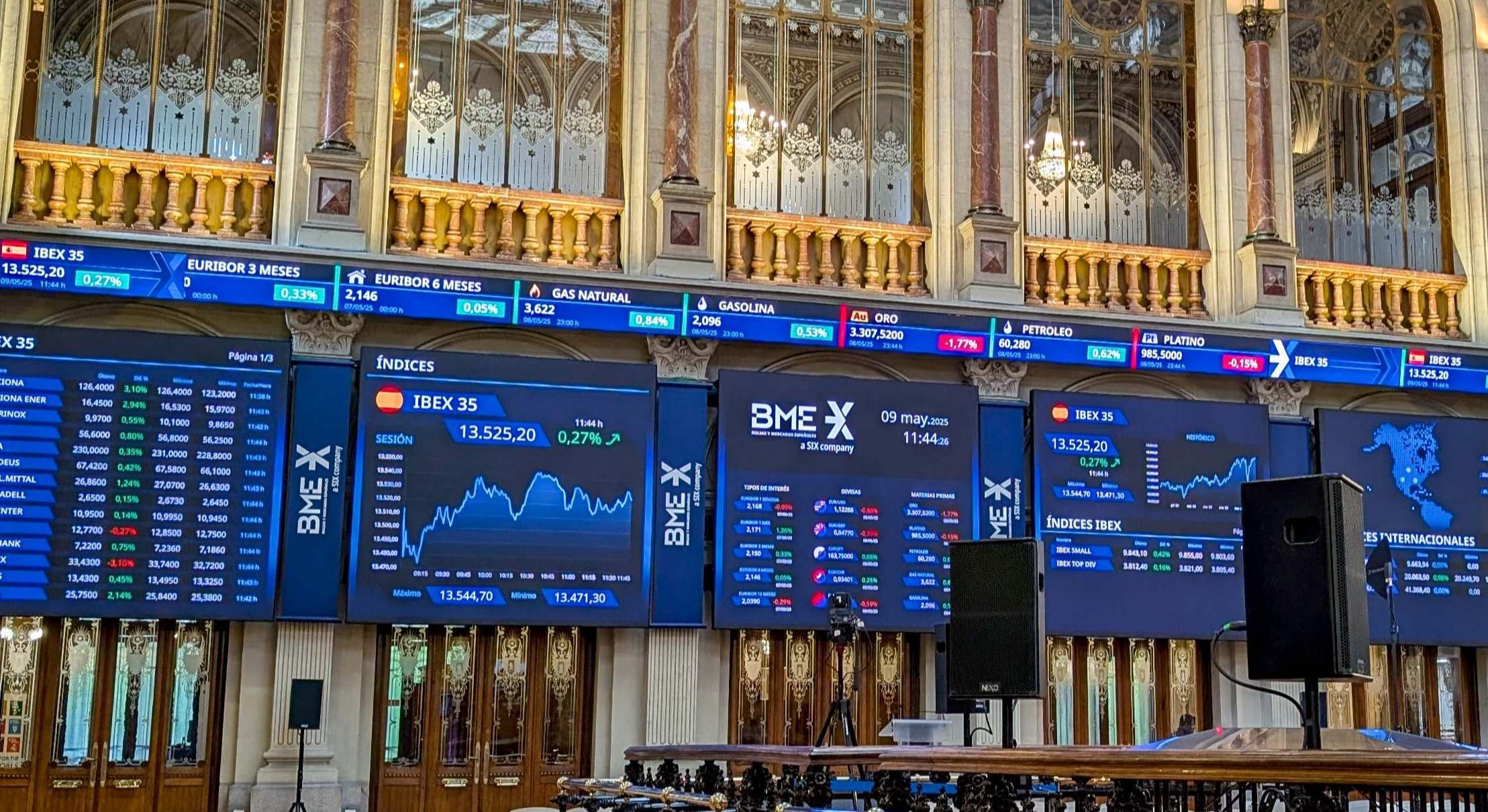 Imagen del Palacio de la Bolsa de Madrid