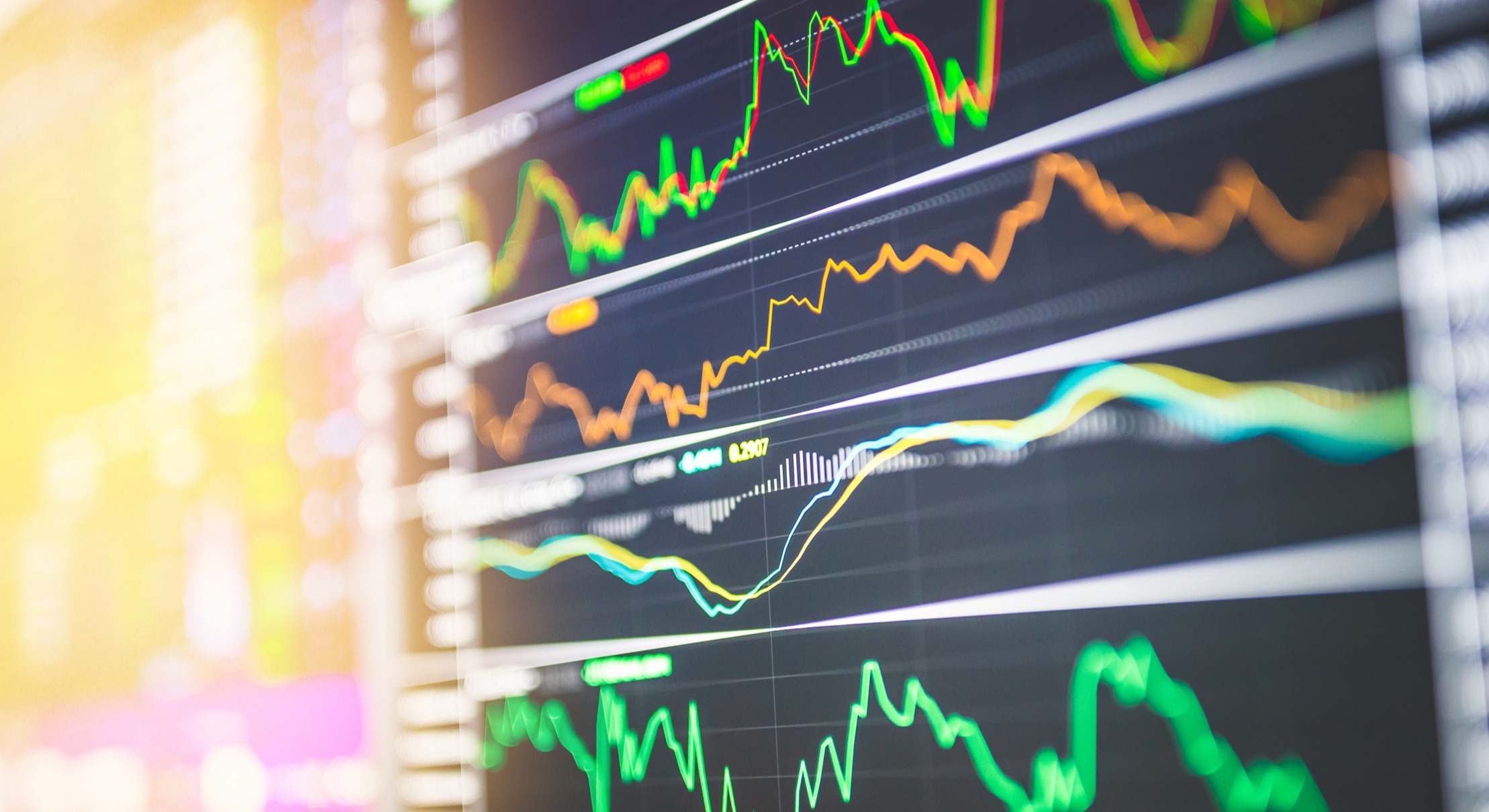 Gráficos de mercados. Foto: iStock