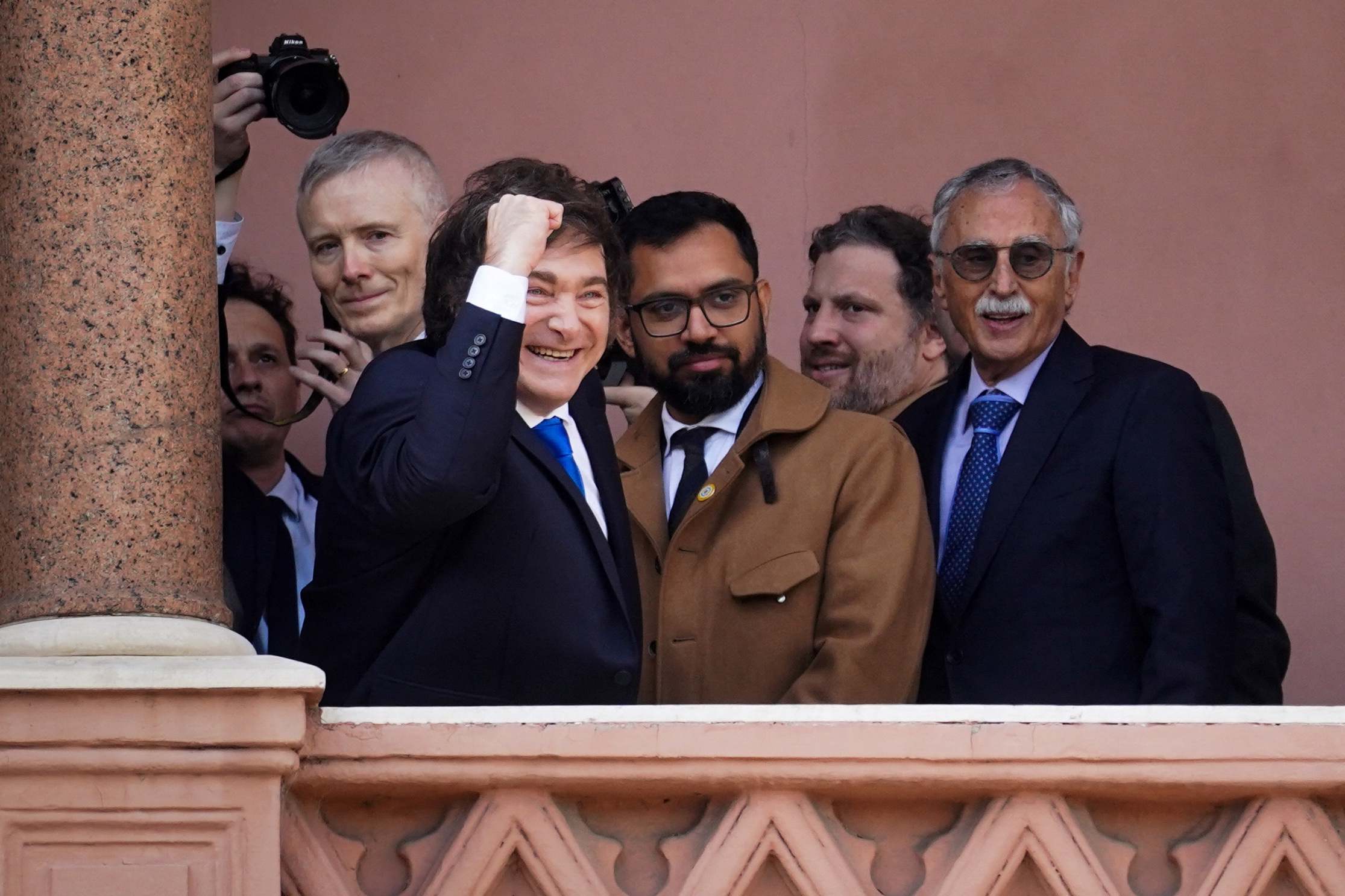 Javier Milei celebra economía