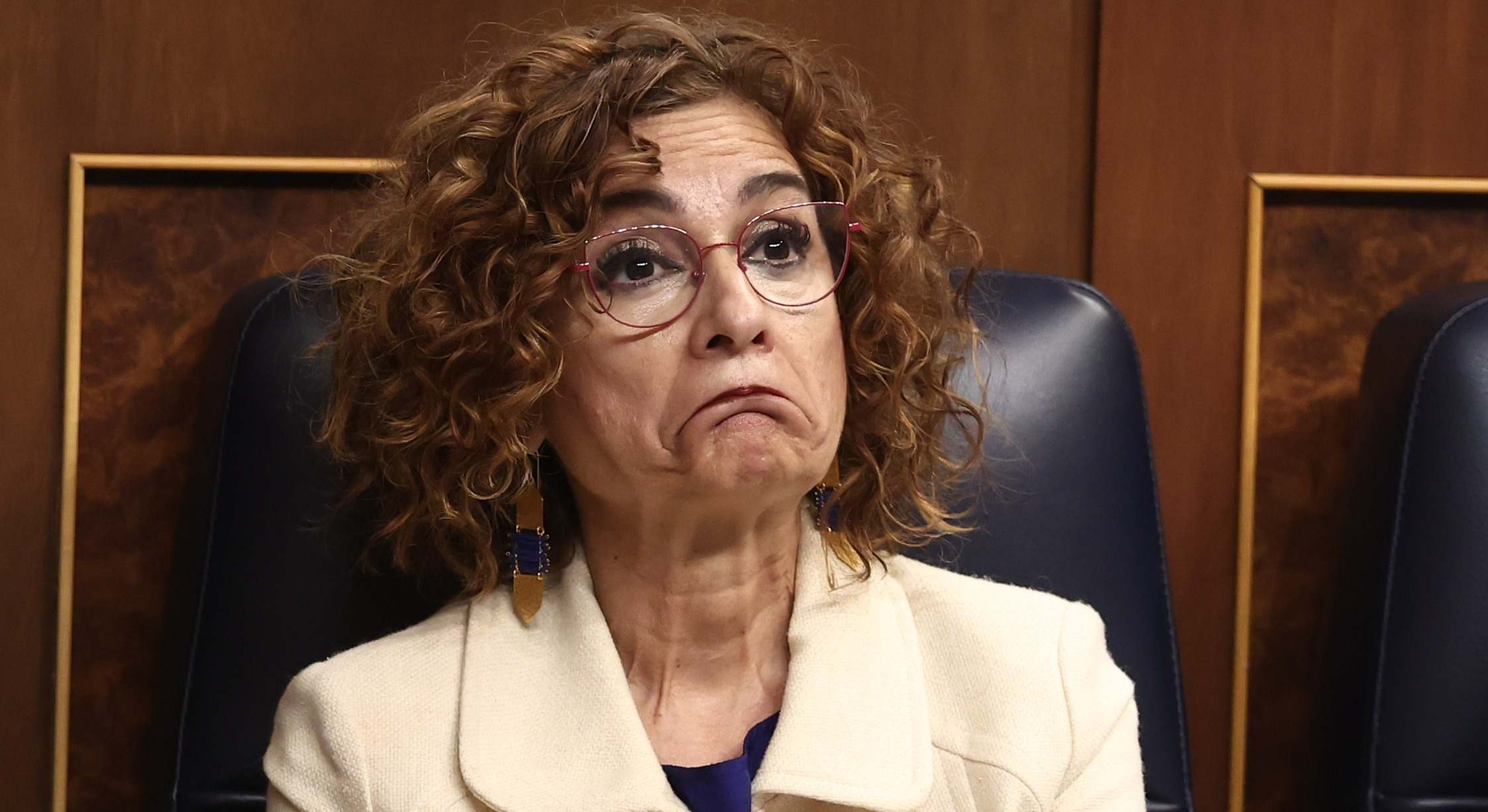 La ministra de Hacienda, María Jesús Montero en el Congreso de los Diputados
