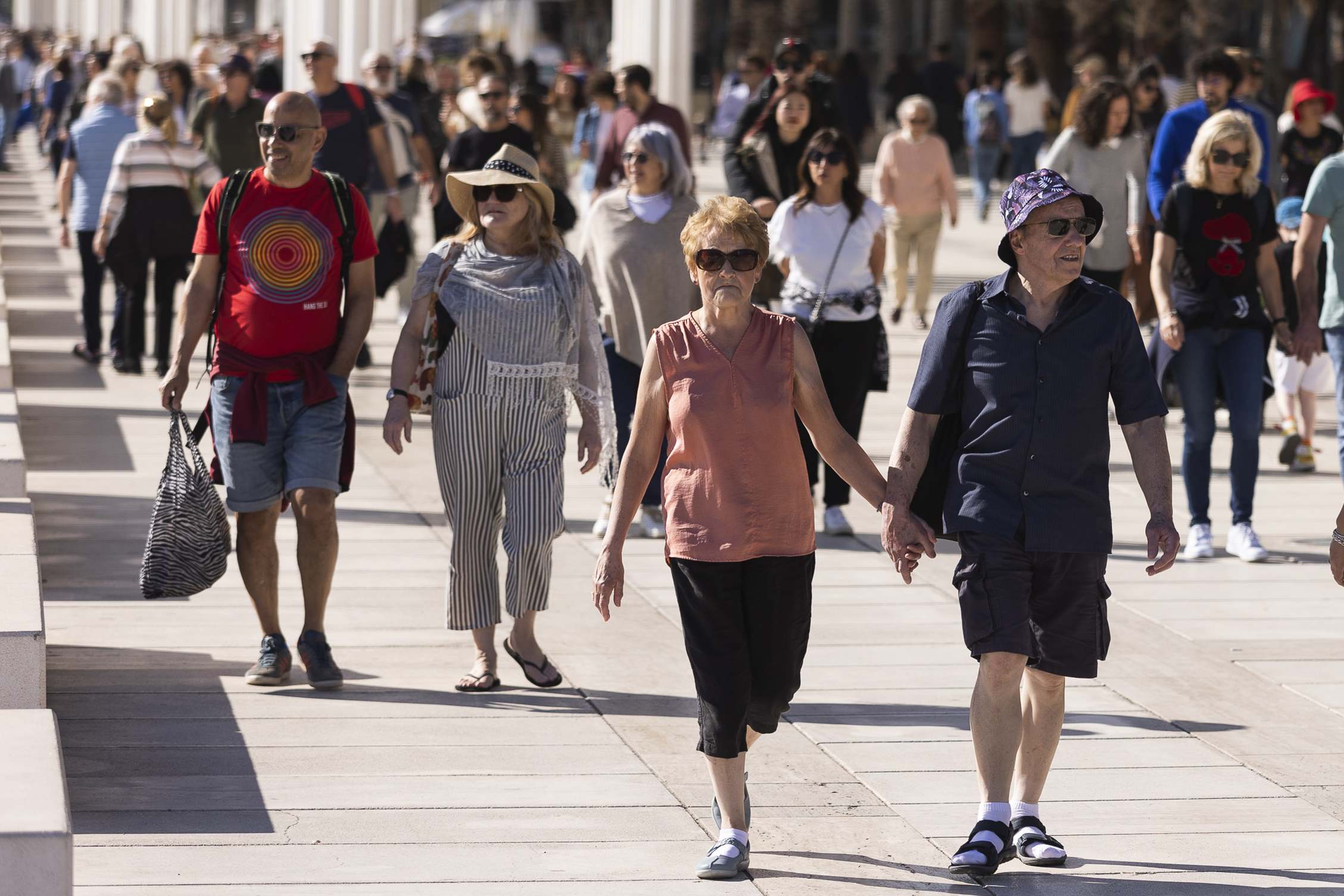 Tuirstas paseando en Málaga.