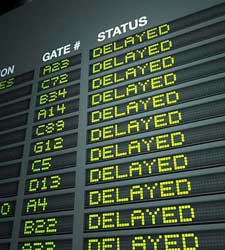 vuelo retrasado
