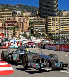 Rosberg y Hamilton lideran los libres del GP de Mónaco; <b>Alonso y Massa</b>, muy cerca