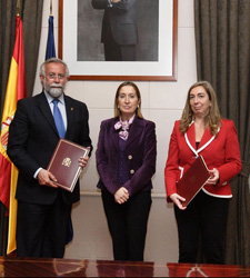 Jaime Ramos, Ana Pastor y Lucía Morales