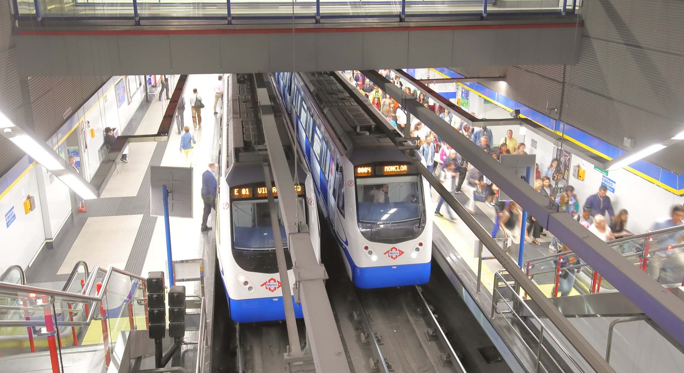 Estación de Metro de Madrid en hora punta. / Foto: Dreamstime
