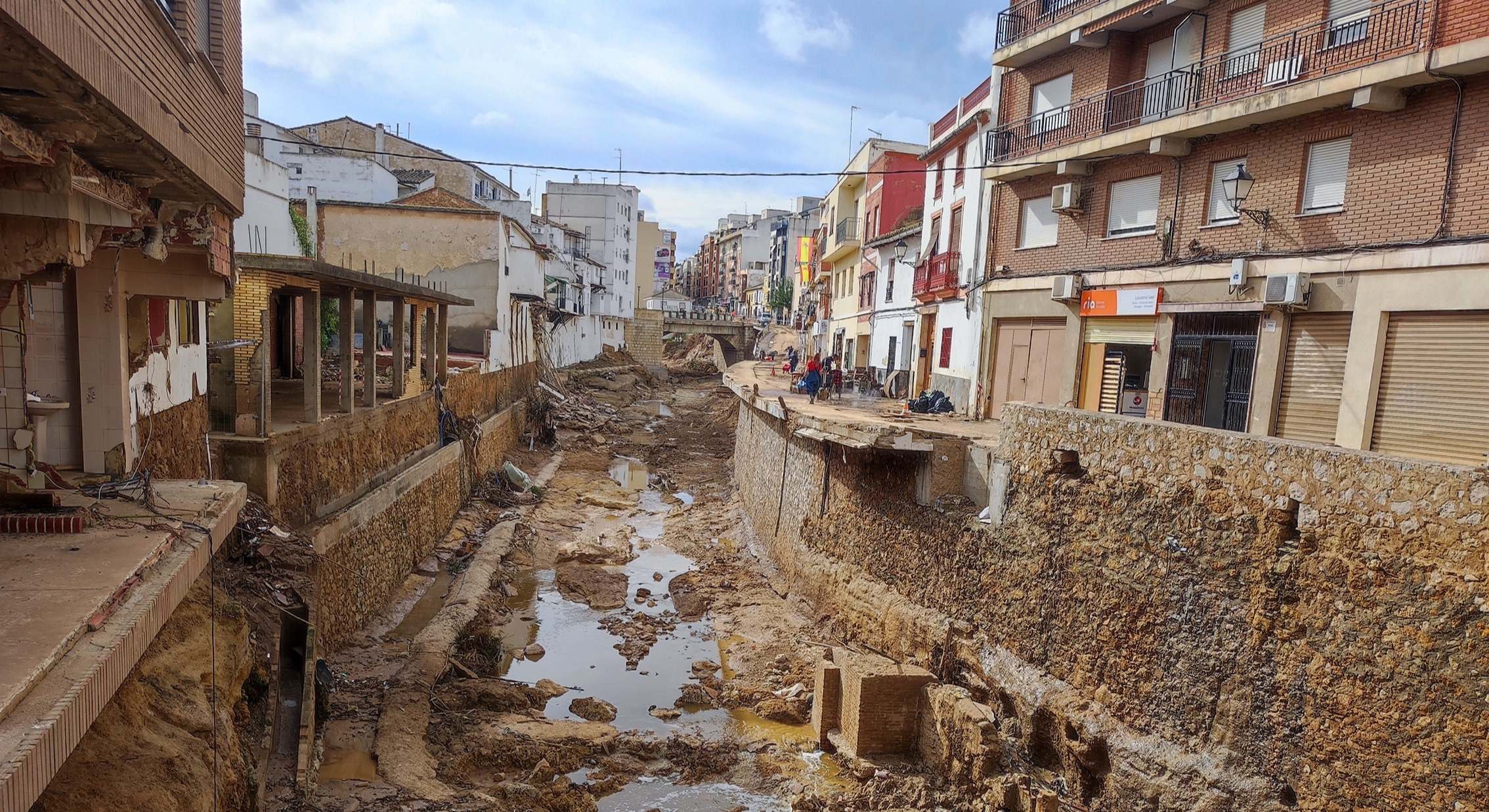 Imagen de la localidad valenciana de Chiva tras la DANA del 29 de octubre.