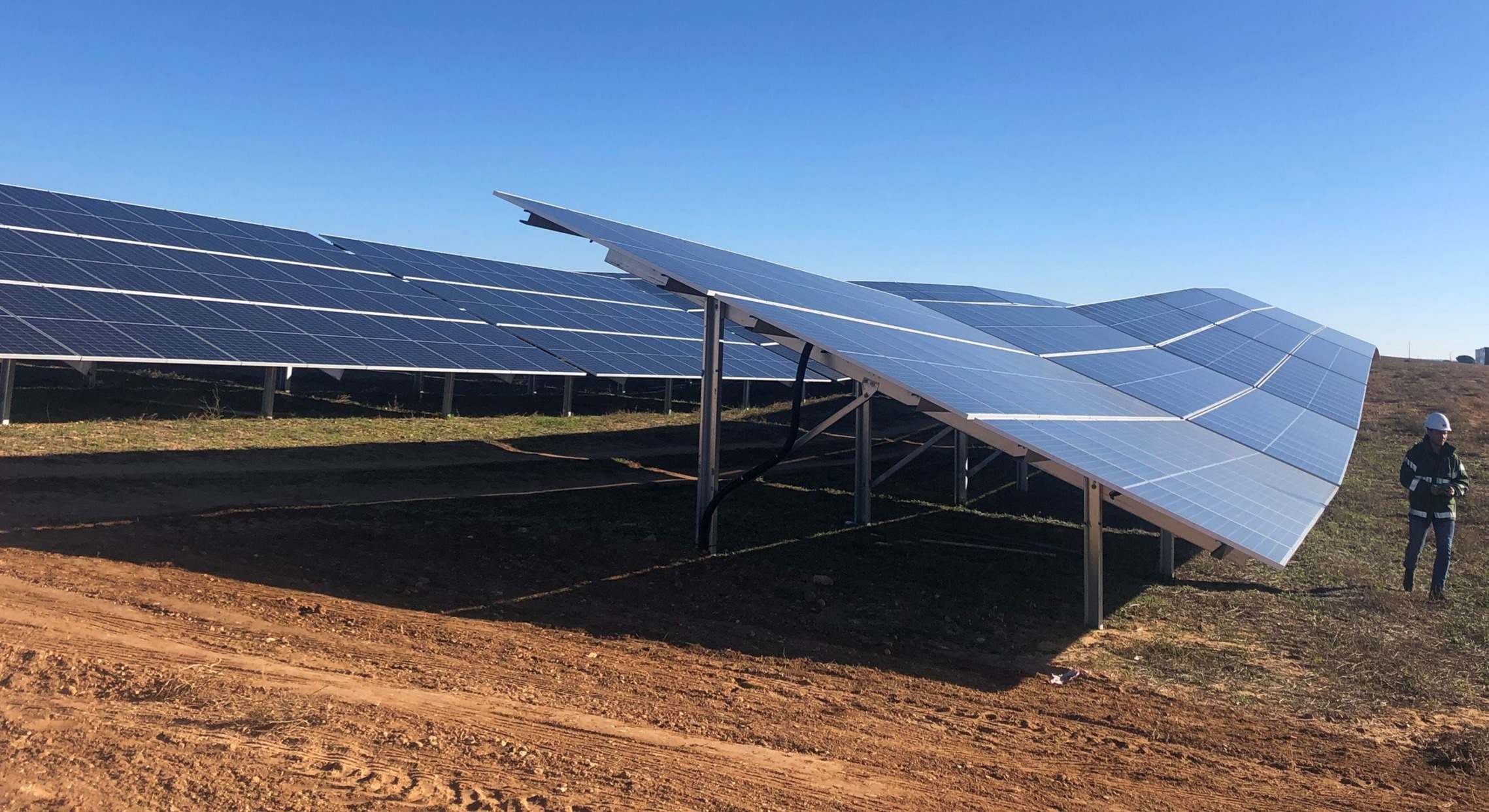 Una planta fotovoltaica de Iberdrola.