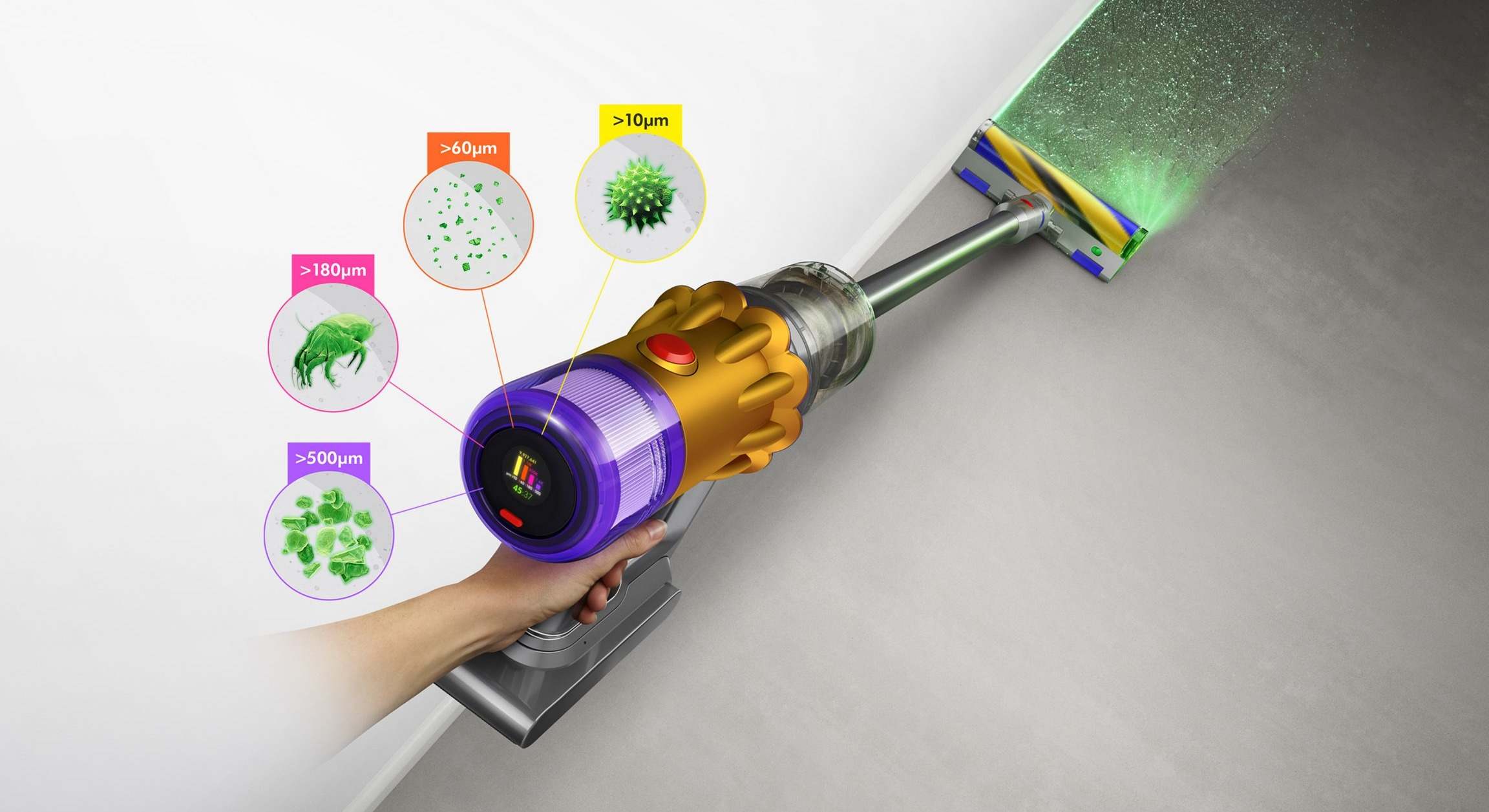 Dyson V12 Detect Slim Absolute (Hierro/Níquel)