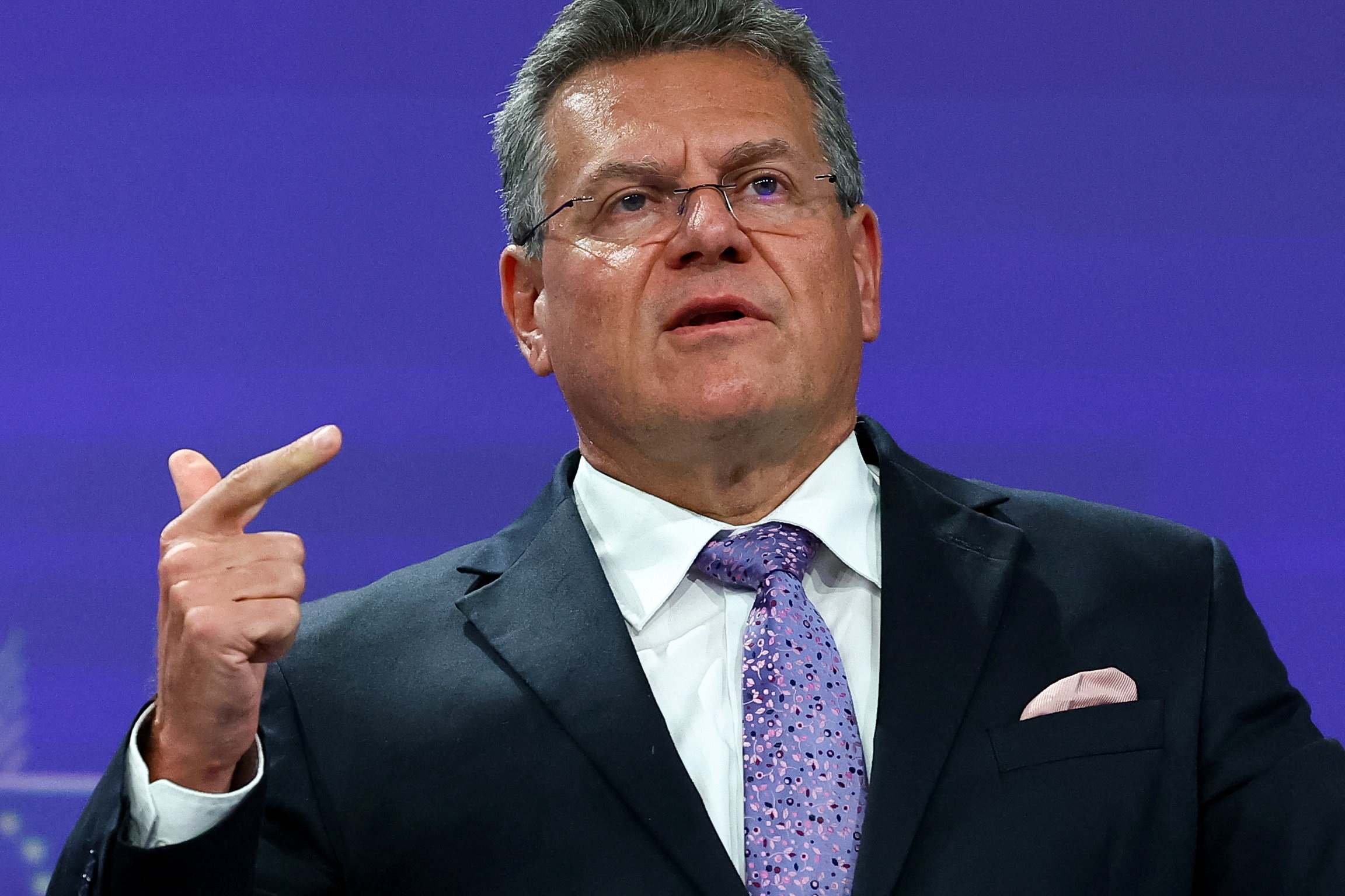 El comisario de Comercio y Seguridad Económica, Maro ef?ovi?. 