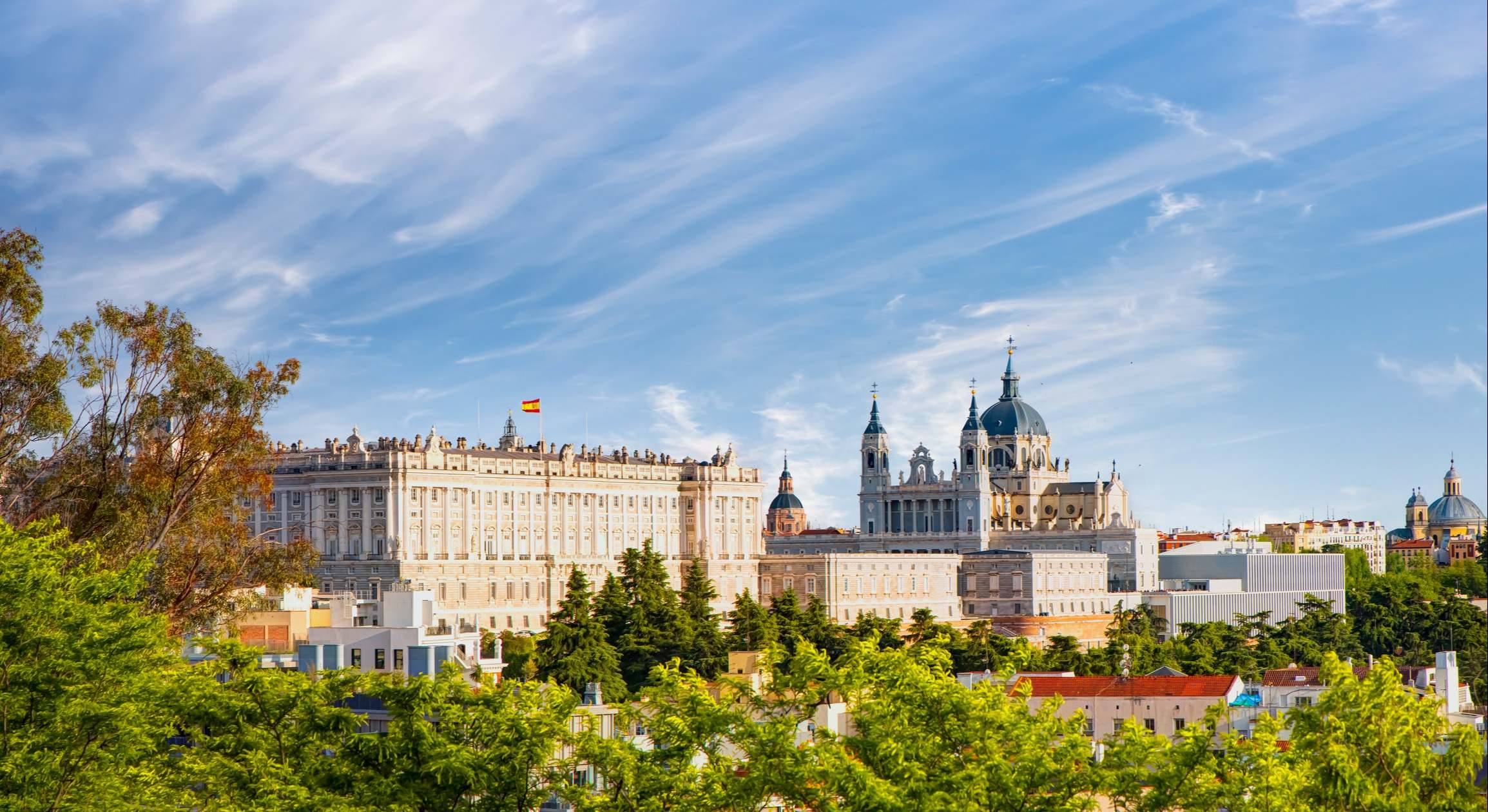 Vista del Palacio Real de Madrid