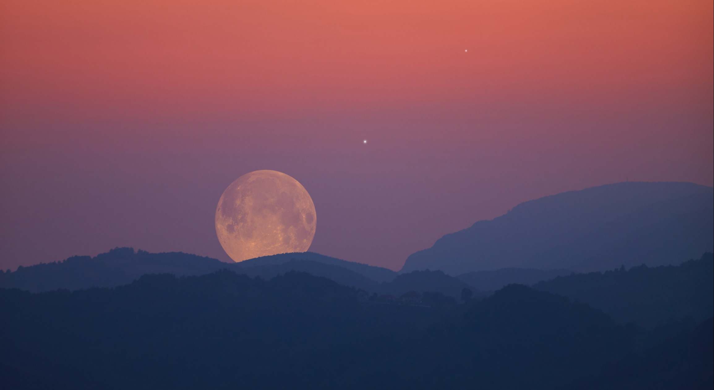Ocultación de un planeta por parte de la Luna. / Foto: iStock