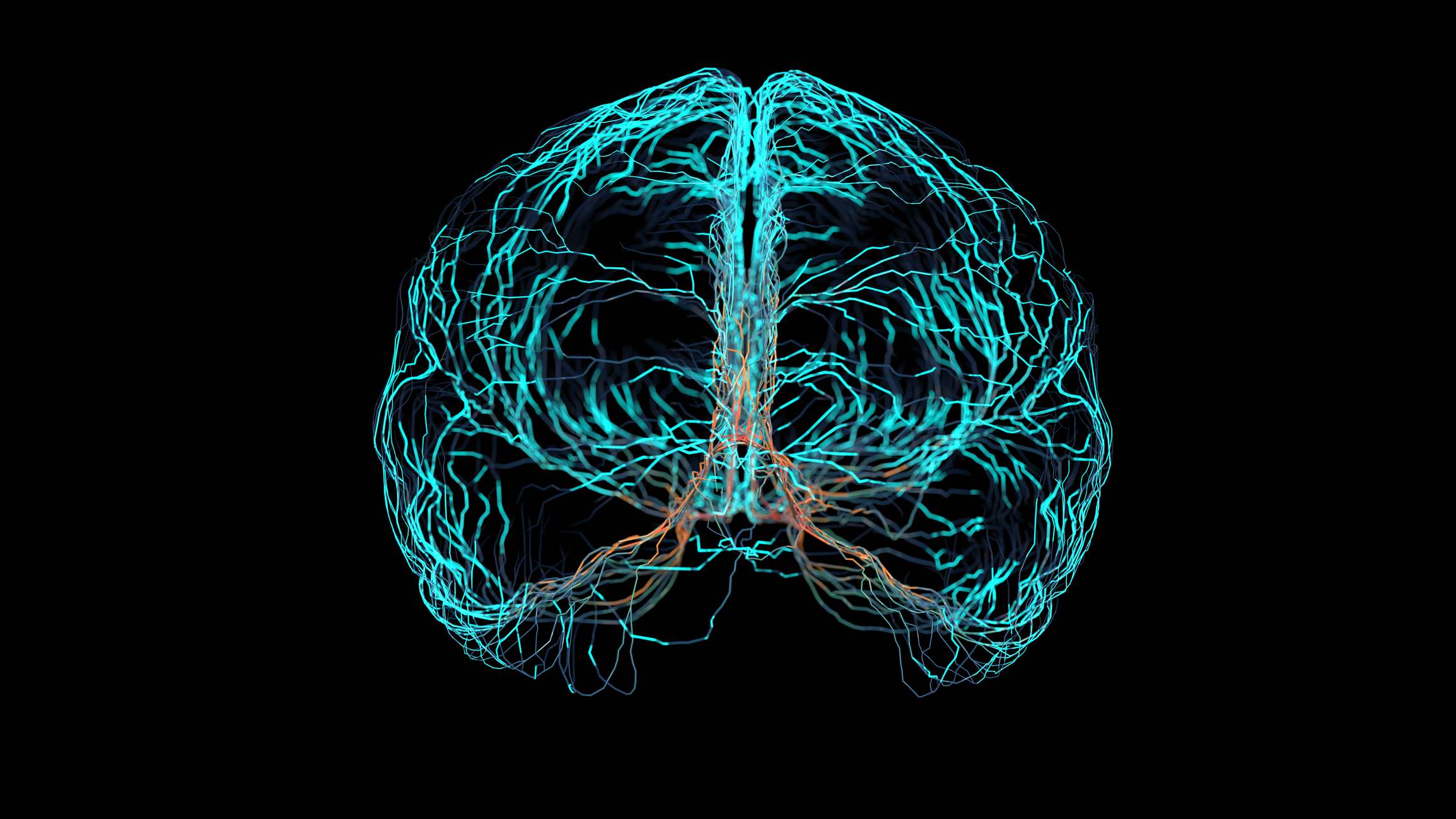 Simulación de señal eléctrica del nervio cerebral