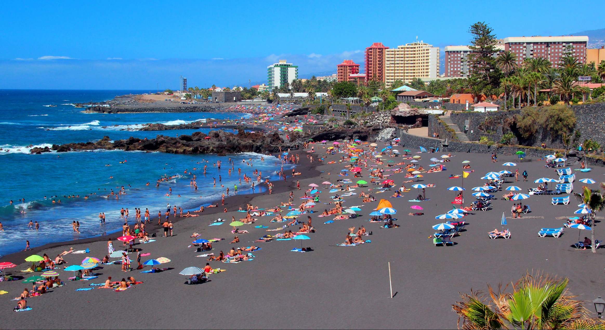 Puerto de la Cruz, Playa Jardín, Tenerife