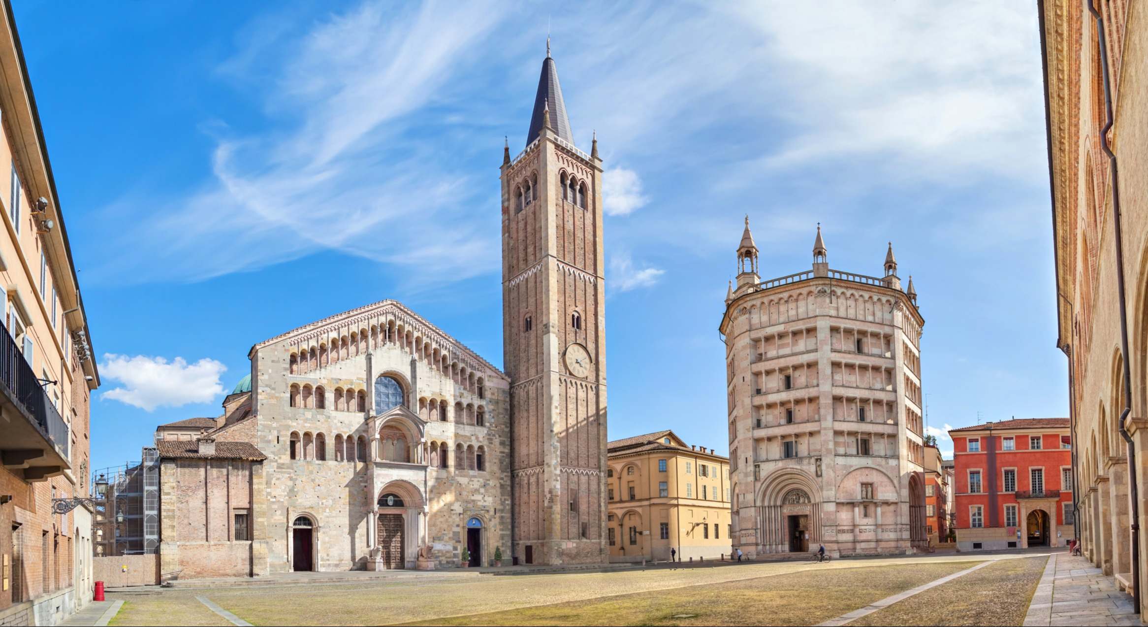 La plaza principal de Parma