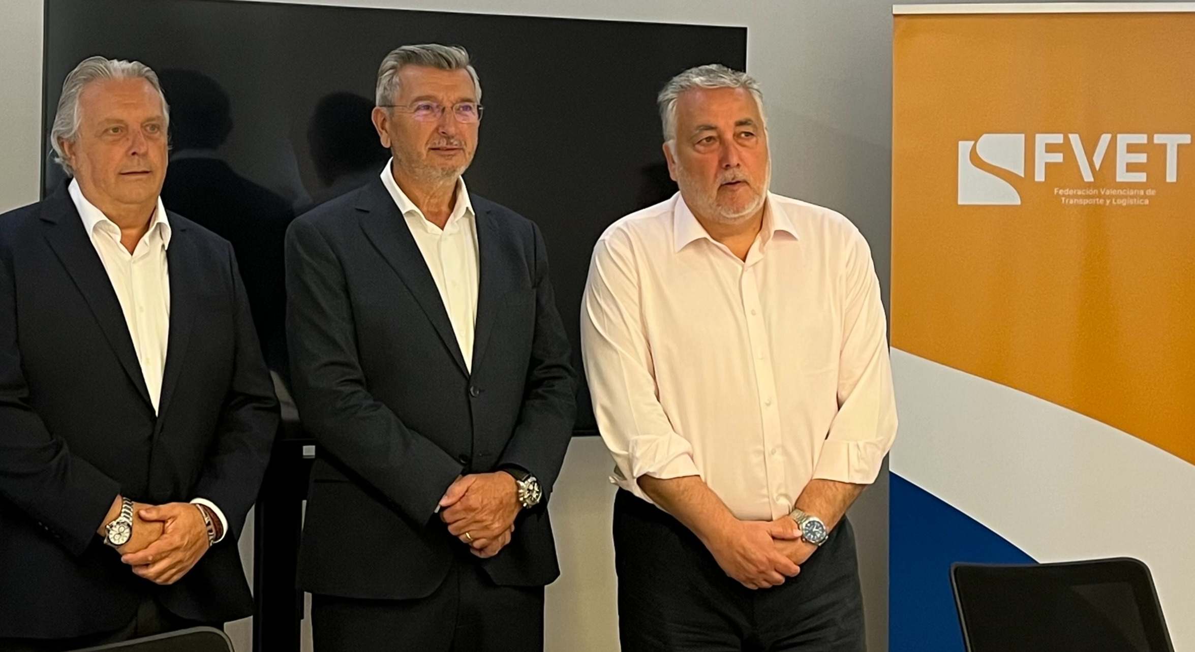 Los representantes de FVET.