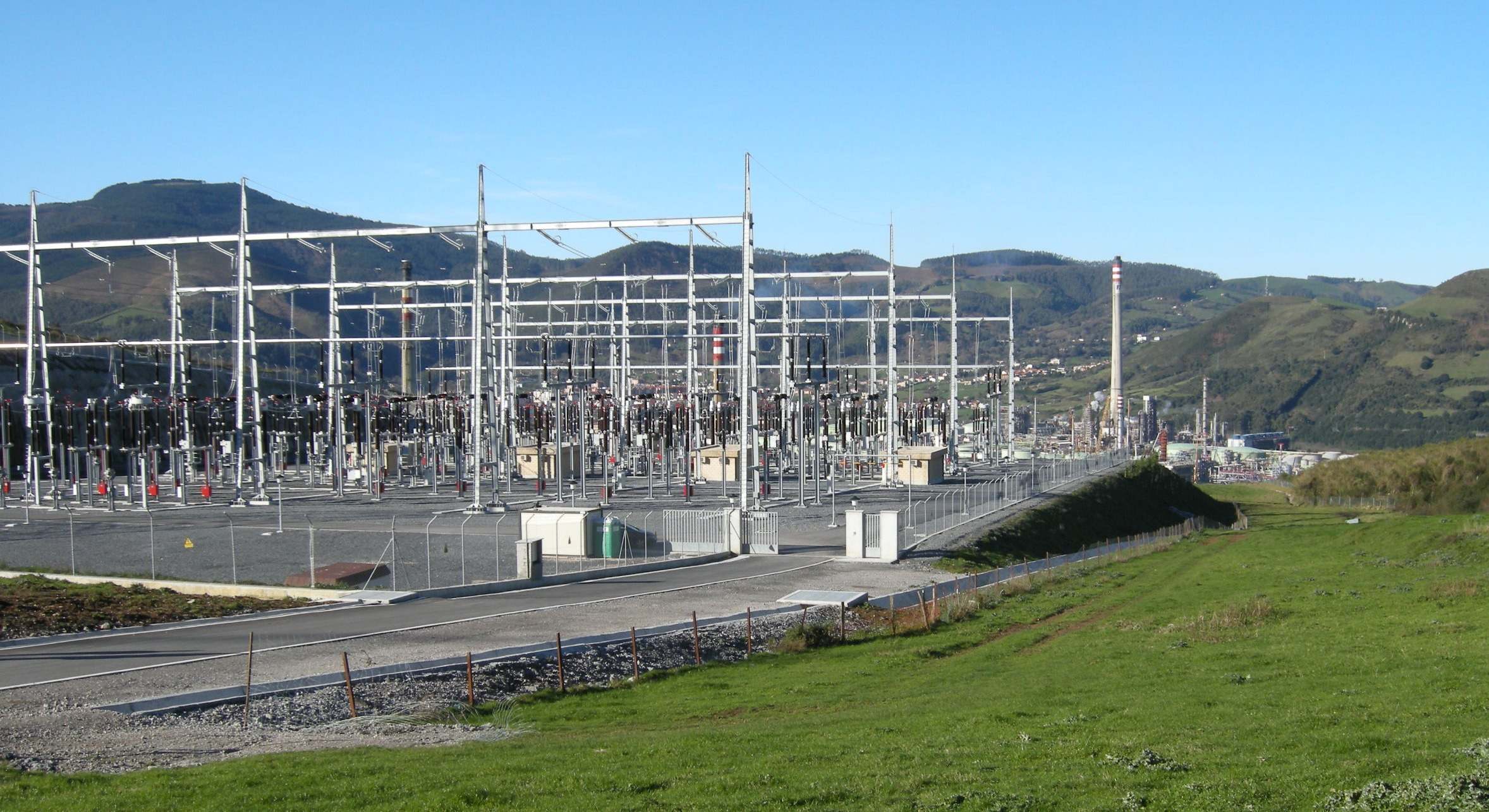 Subestación de Abanto (Bizkaia).