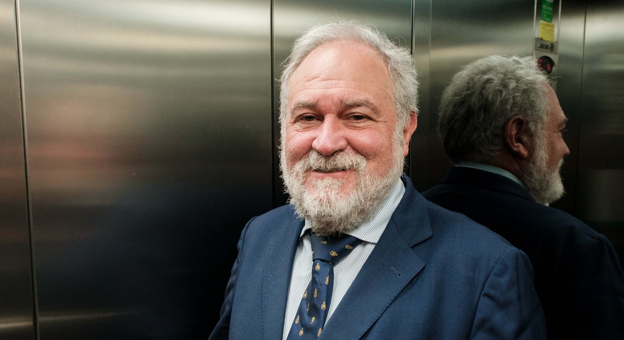 José Ignacio Zudaire, presidente del Corredor Vasco del Hidrógeno. JON BERNÁRDEZ