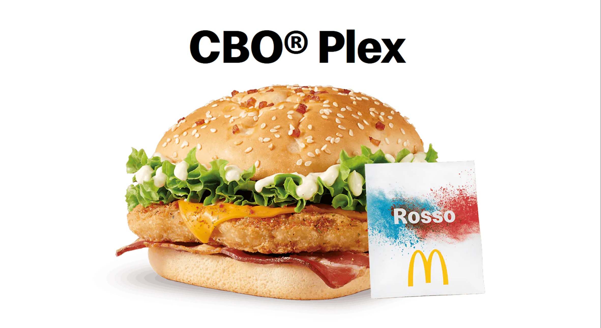 Hamburguesa CBO by Plex de McDonald's.