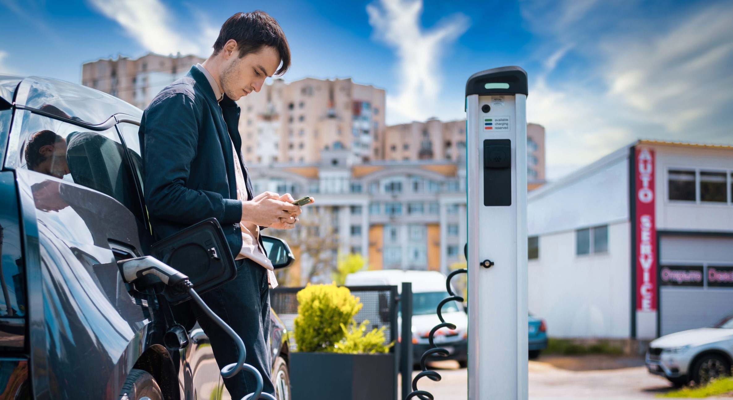 Punto de recarga coche eléctrico