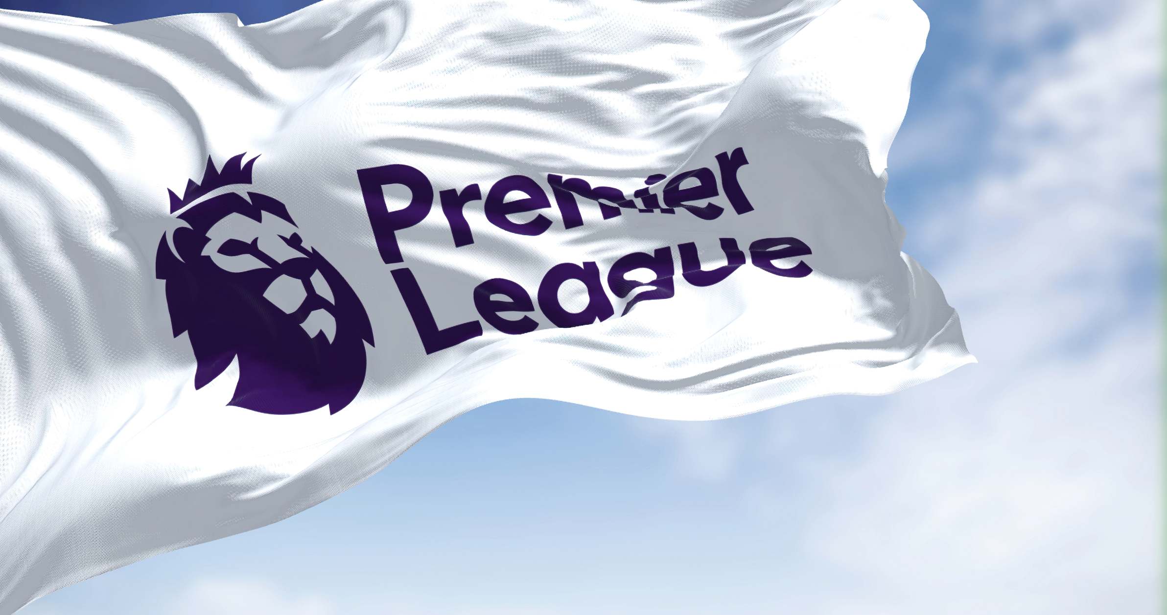 Bandera con el logo de la Premier League. Foto: Dreamstime