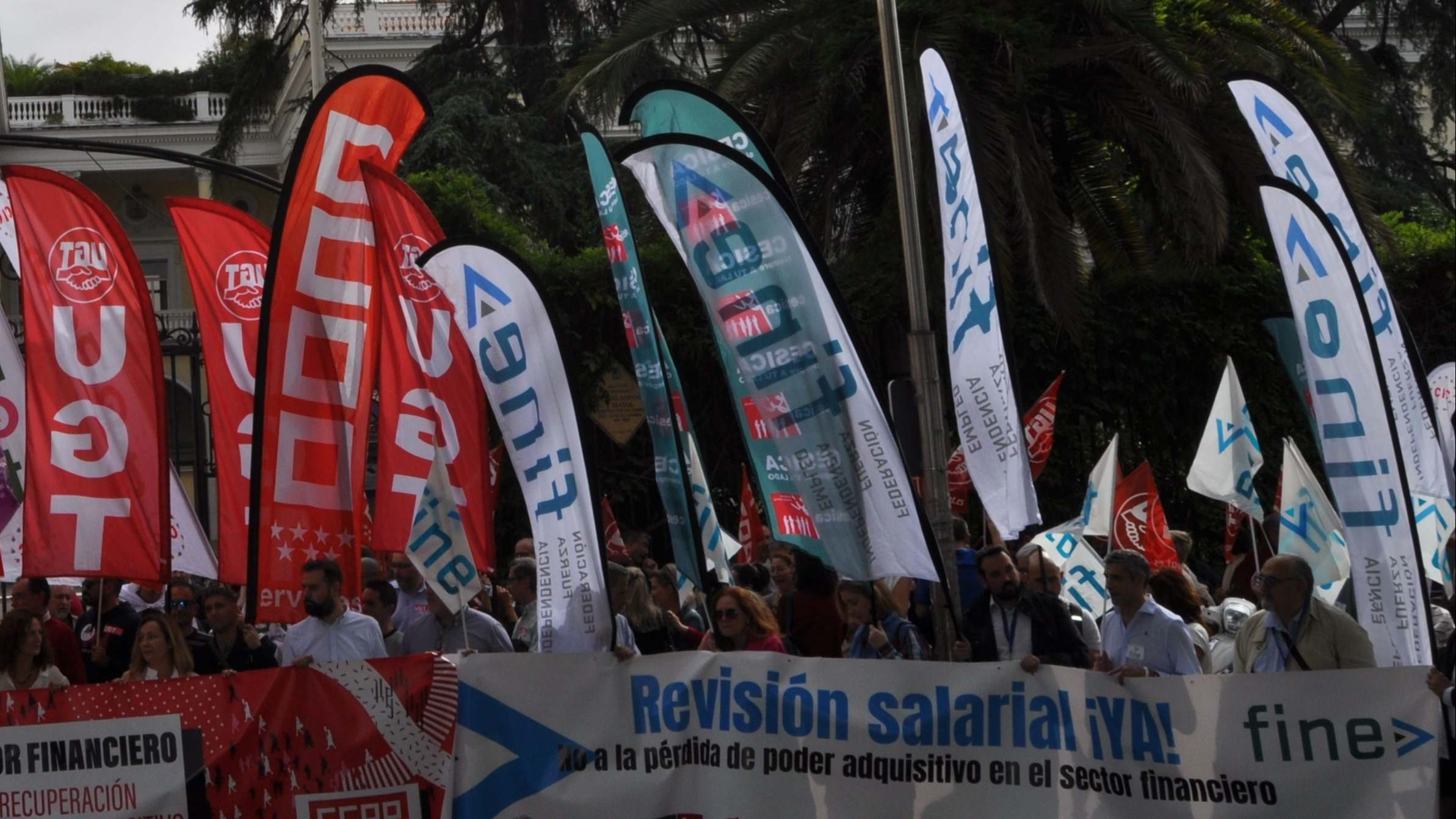 Fotografía de una de las manifestaciones convocadas. Fine