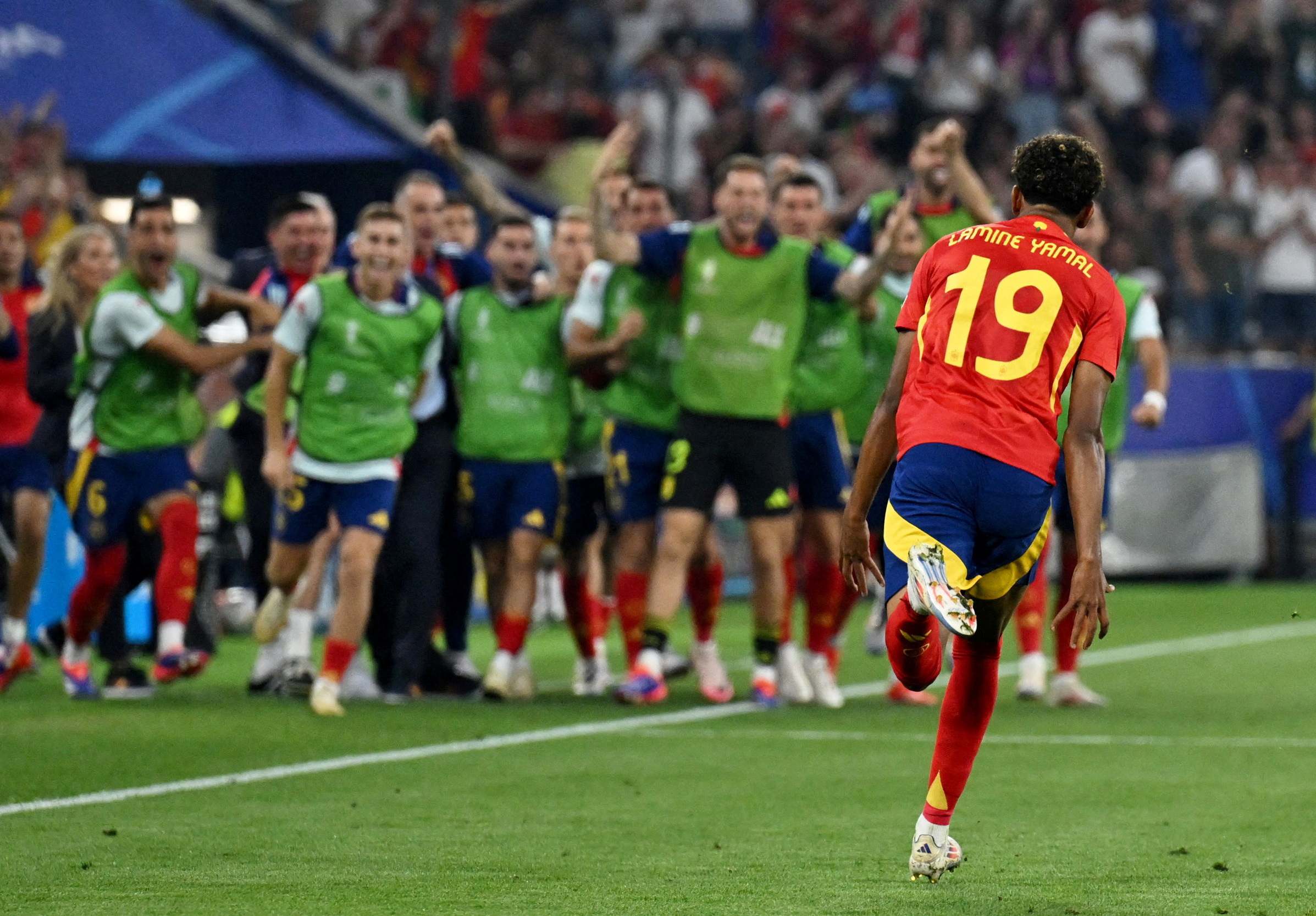 Lamine Yamal en las semifinales de la Eurocopa