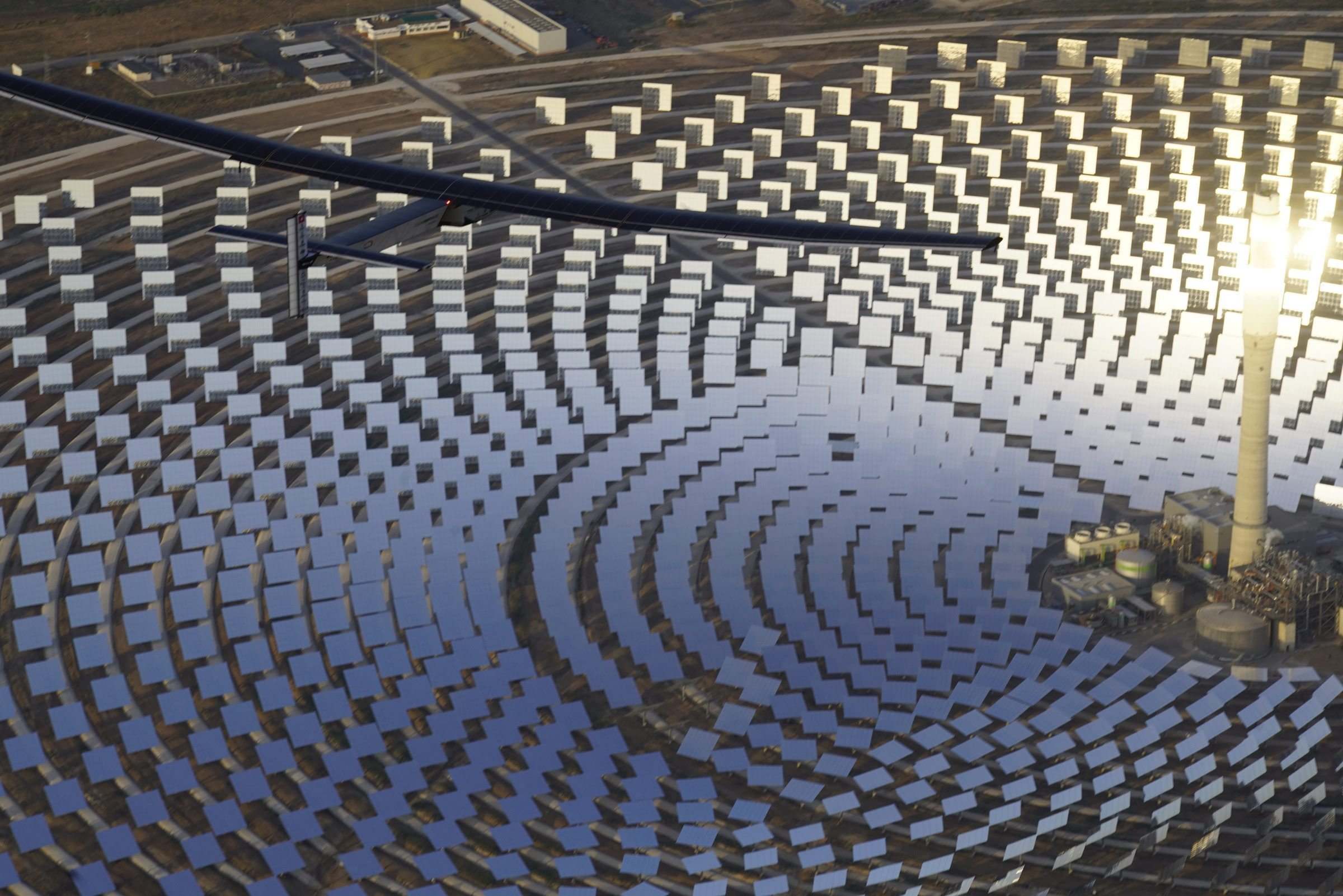 Una planta termosolar