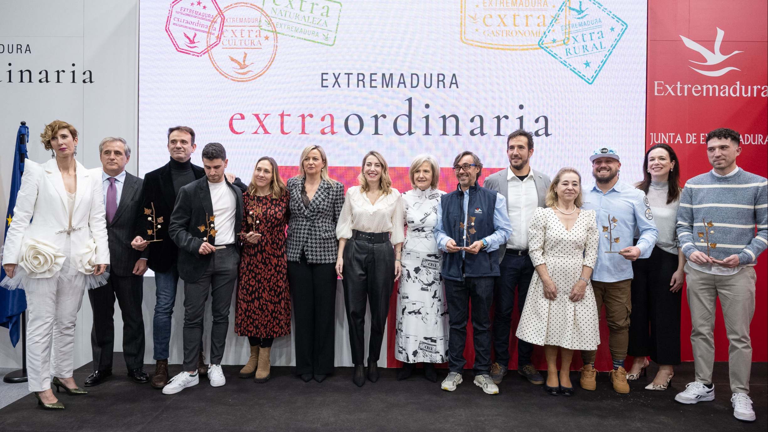 La presidenta de Extremadura, María Guardiola, en Fitur