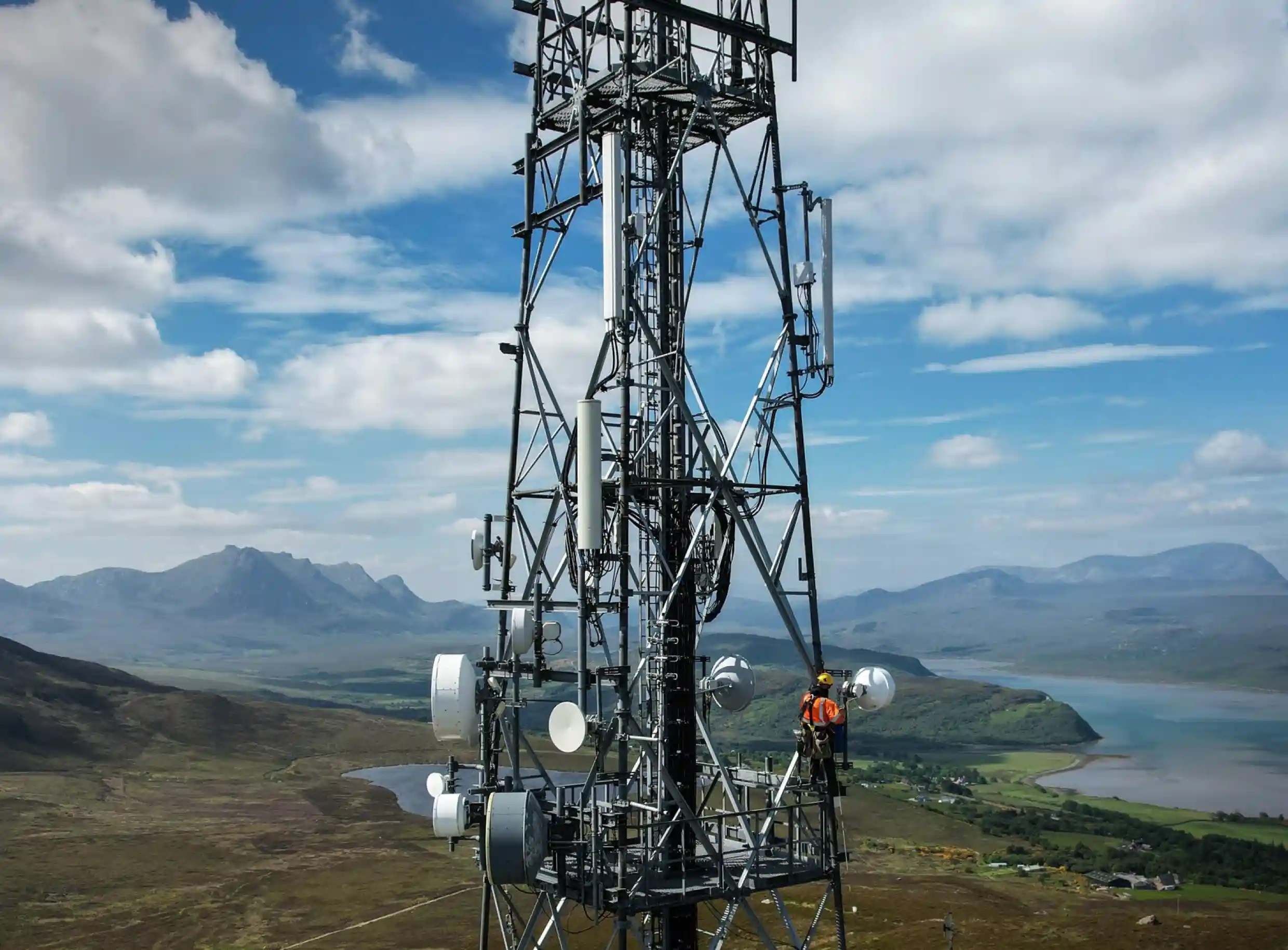 Torre de telecomunicaciones de Cellnex.