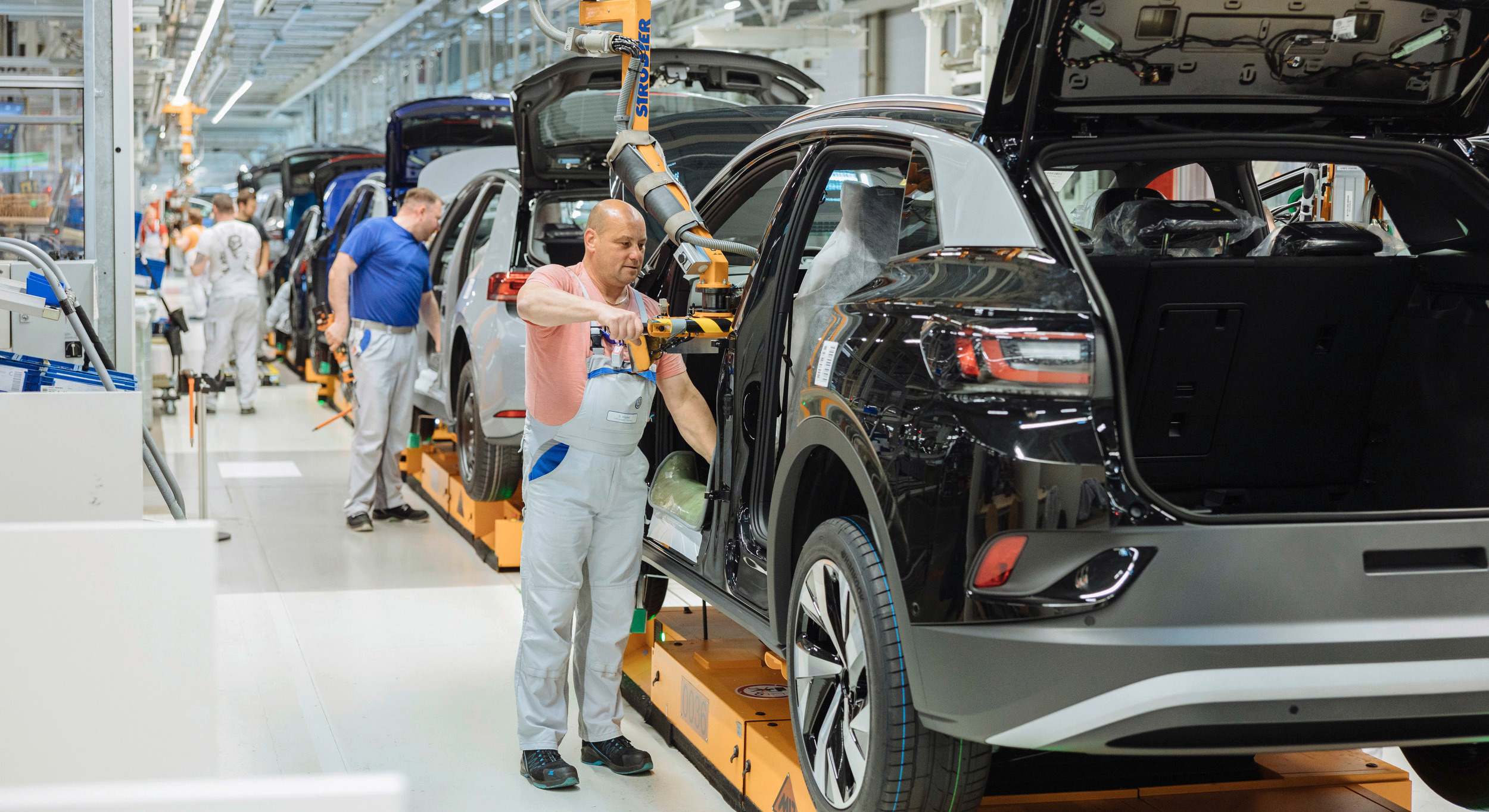 Fábrica de Volkswagen en Zwickau (Alemania)