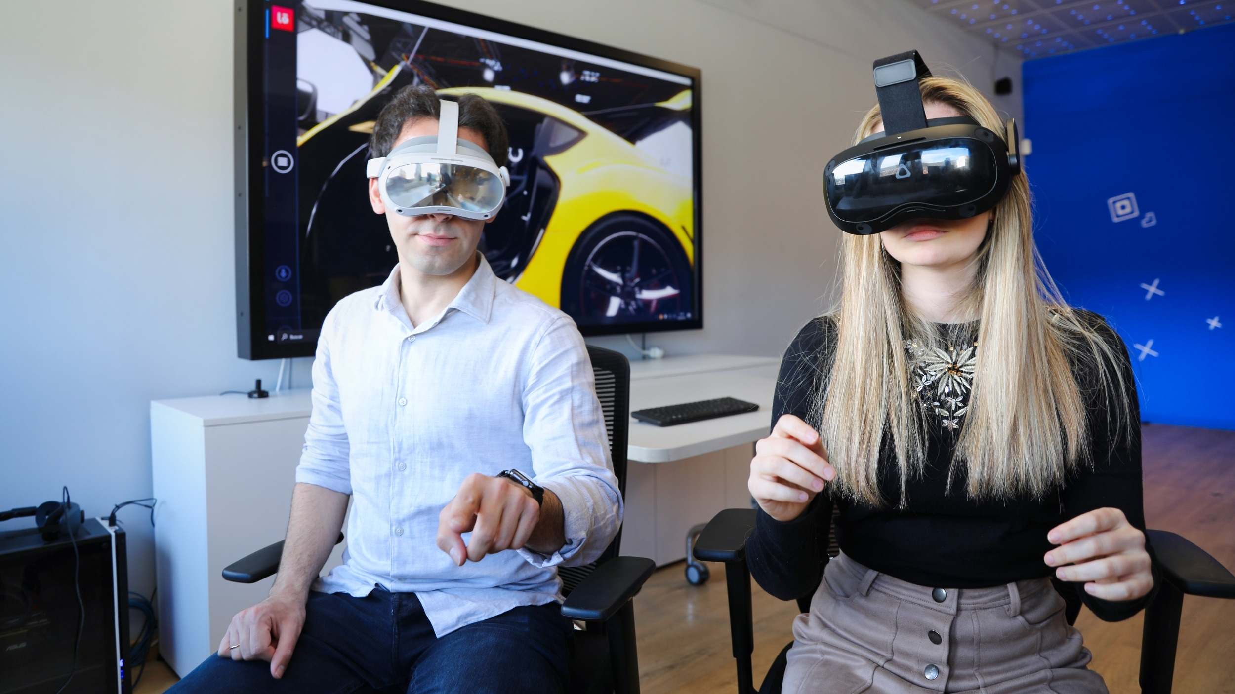 Pruebas con realidad virtual.