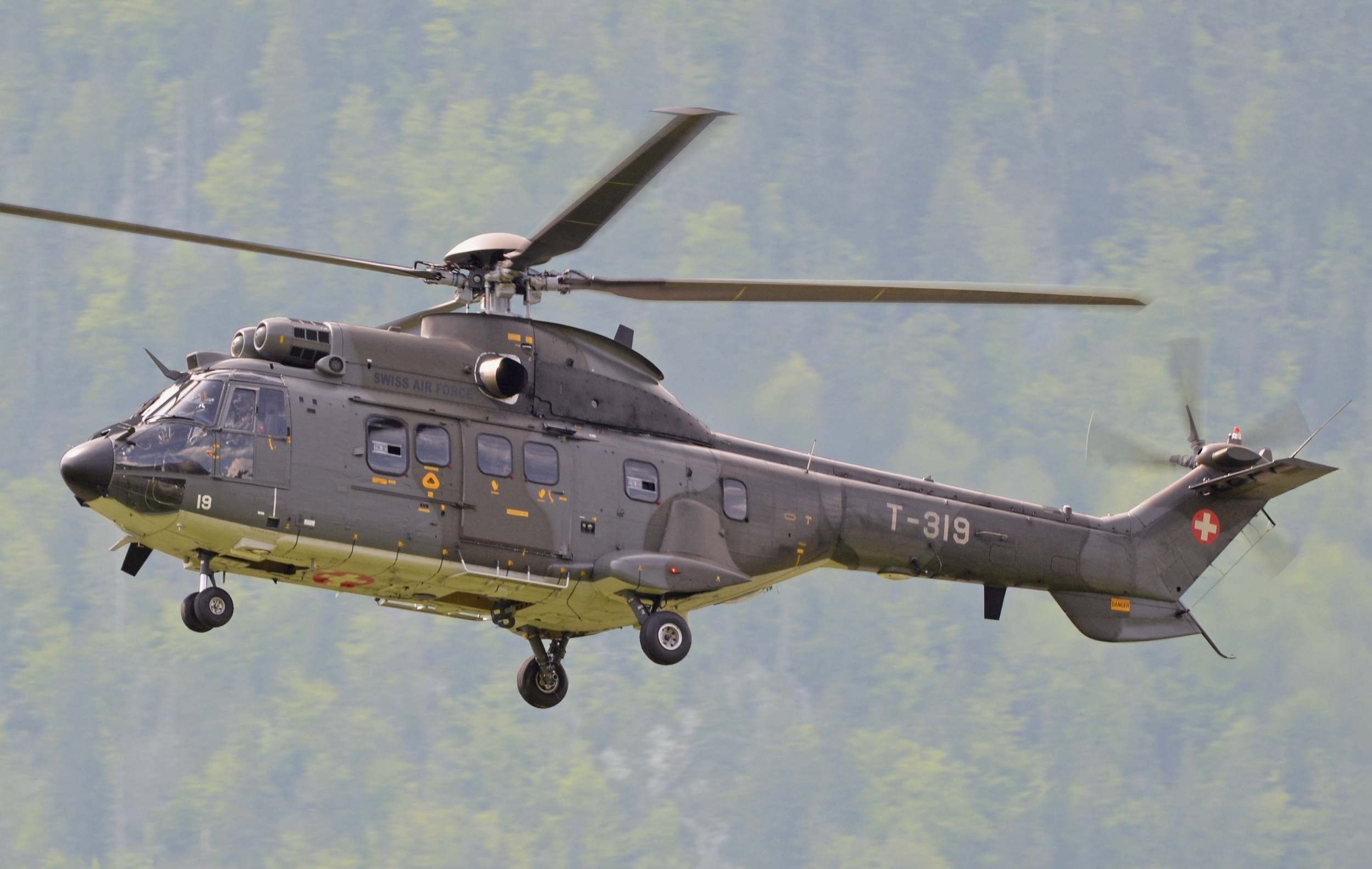Helicoptero Super Puma. EE