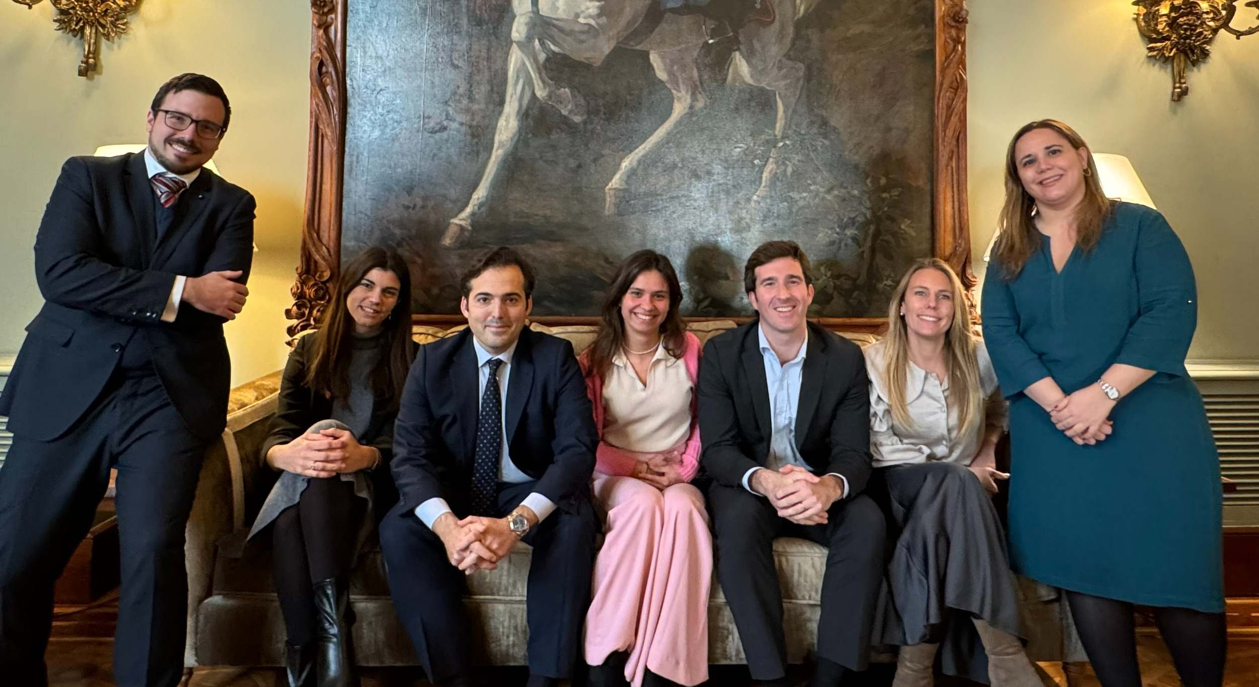 De izquierda a derecha: Carles Ruiz, Claudia Bosch, Emilio Zegrí, Javier Cornet, Mónica Moser y Sara Rafecas. EE