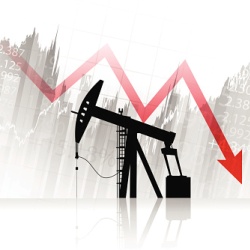 petroleo flecha abajo