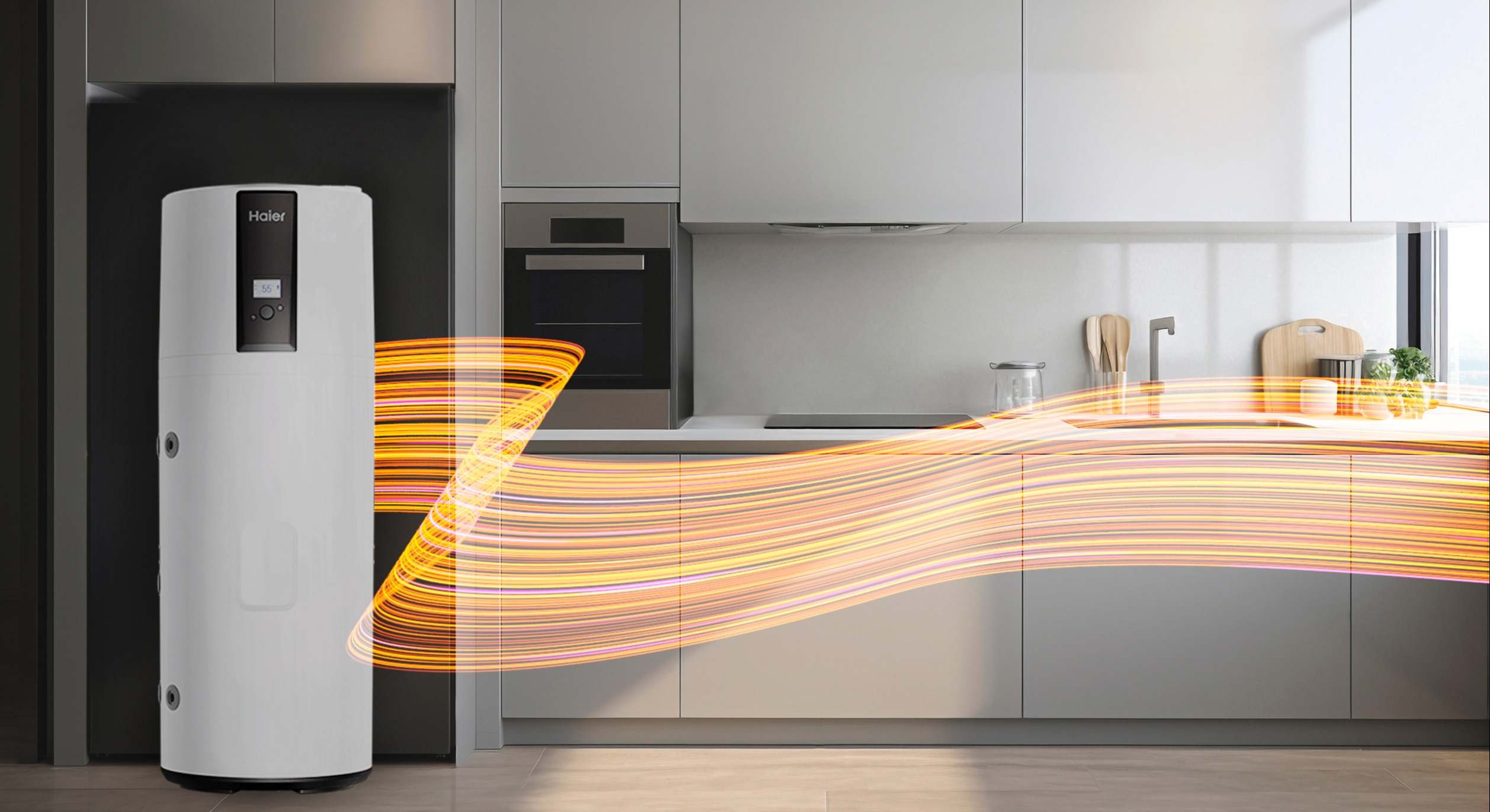 Nuevo modelo de bomba de calor ACS de Haier