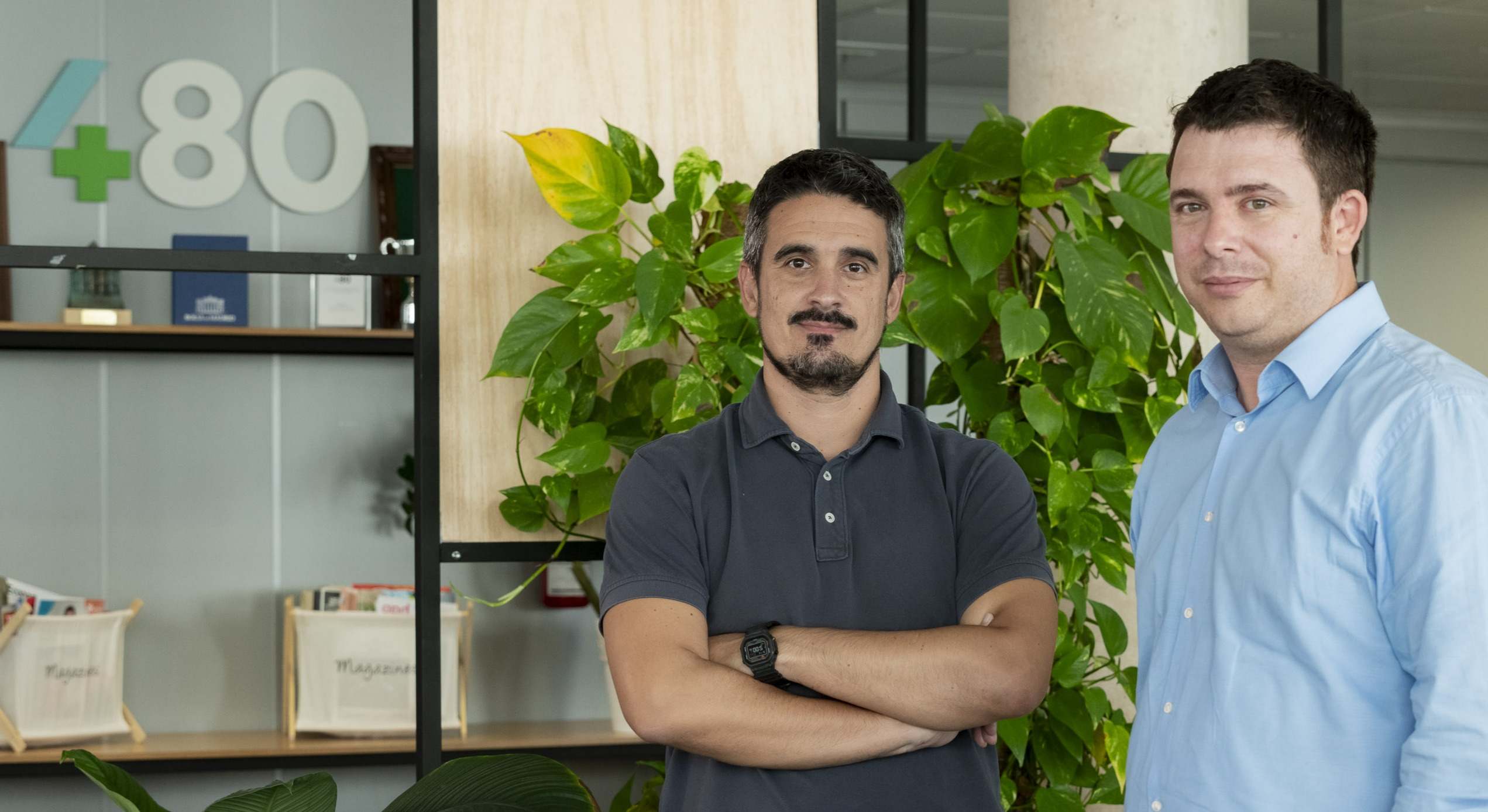 Alfredo Cebrián, CEO, y Javier Rillo, CFO de Cuatroochenta