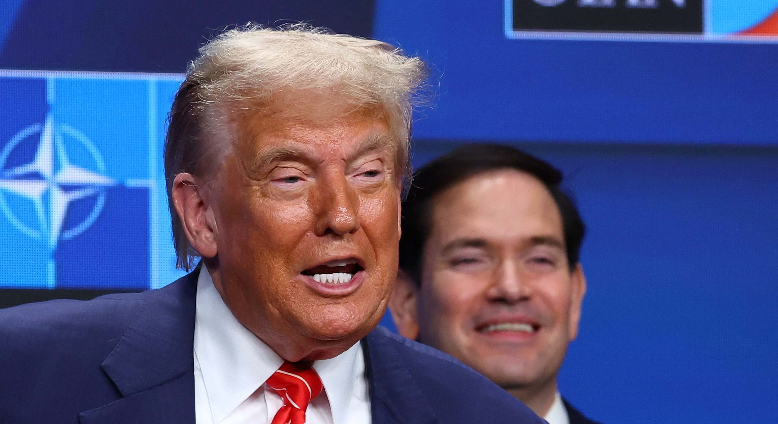 Donald Trump, en la cumbre de la OTAN. Foto: Reuters