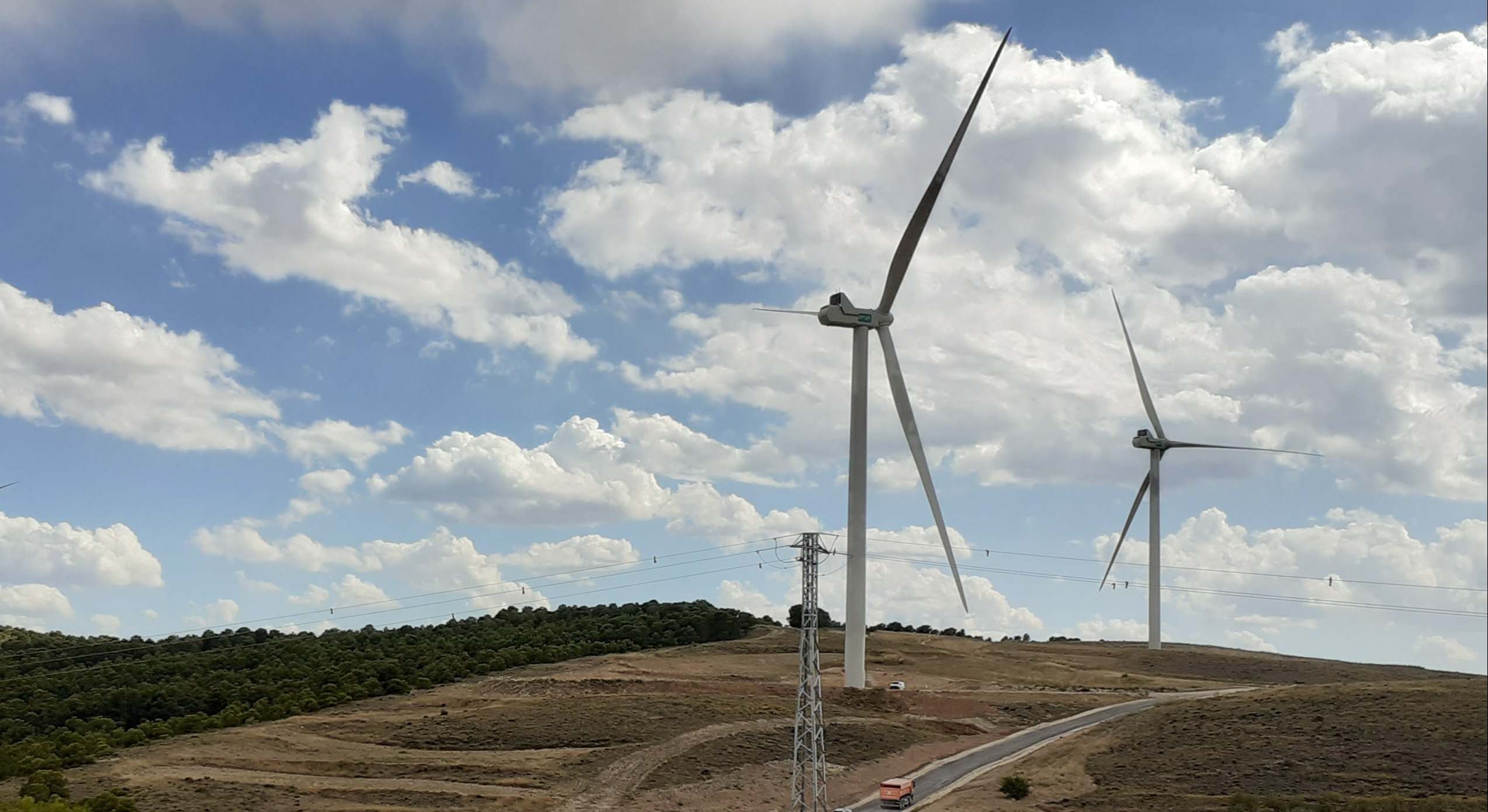 Parque eólico de Endesa en Aragón