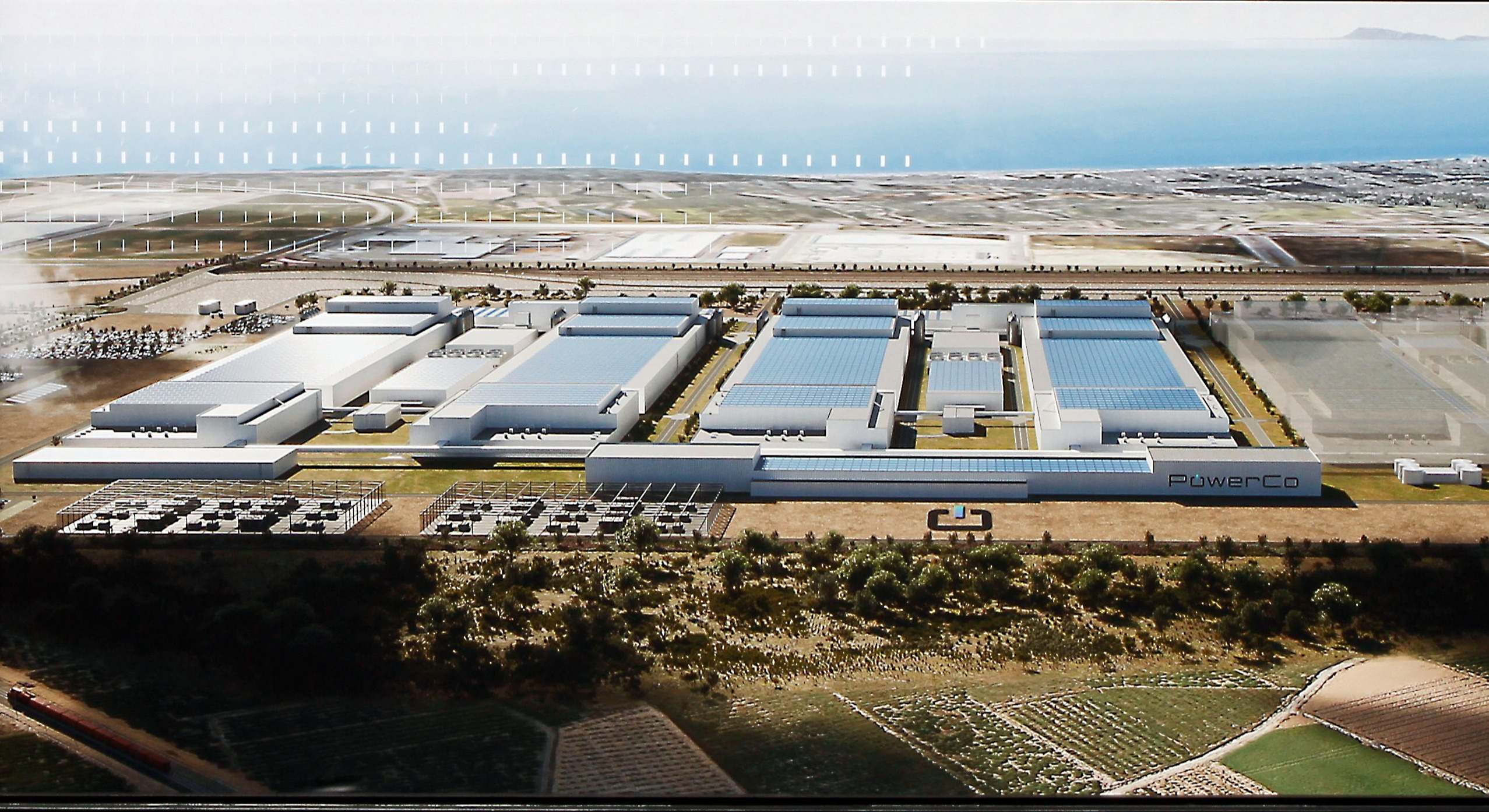 Imagen virtual de la gigafactoría de Sagunto.