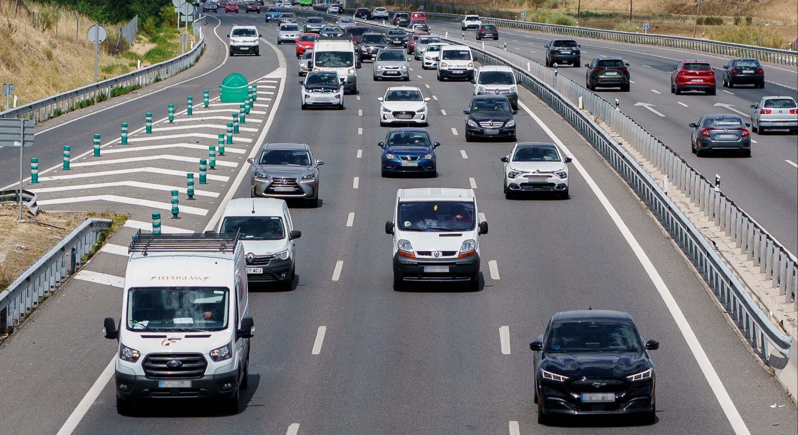 Vehículos en una carretera