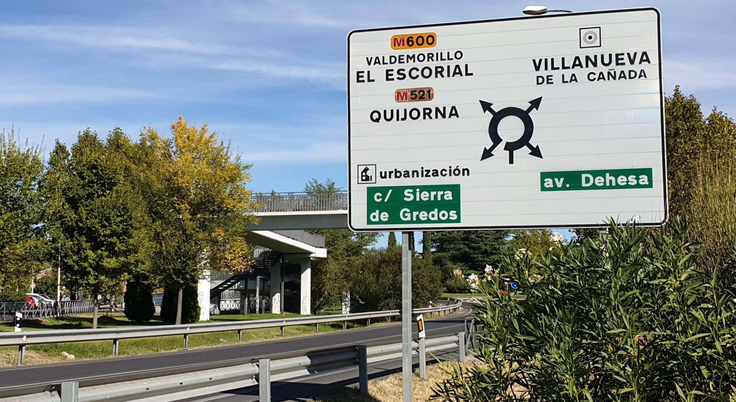 Acceso a la carretera M-600