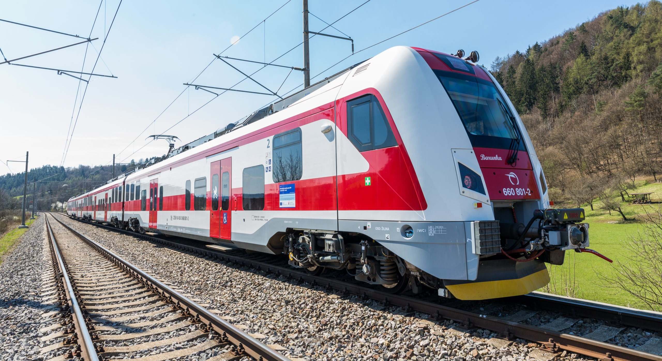 Tren de Skoda fabricado para los ferrocarriles de Eslovaquia. / Skoda