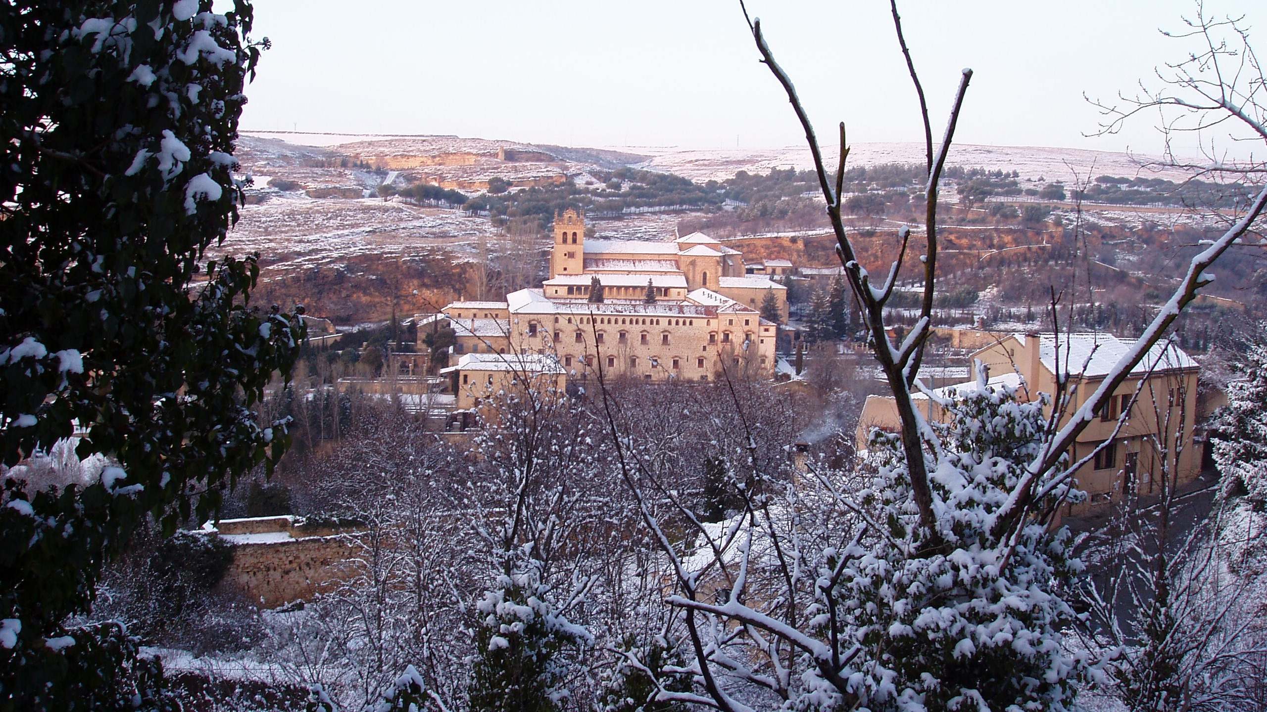 Nevada en Segovia, Castilla y León (España). / foto: iStock
