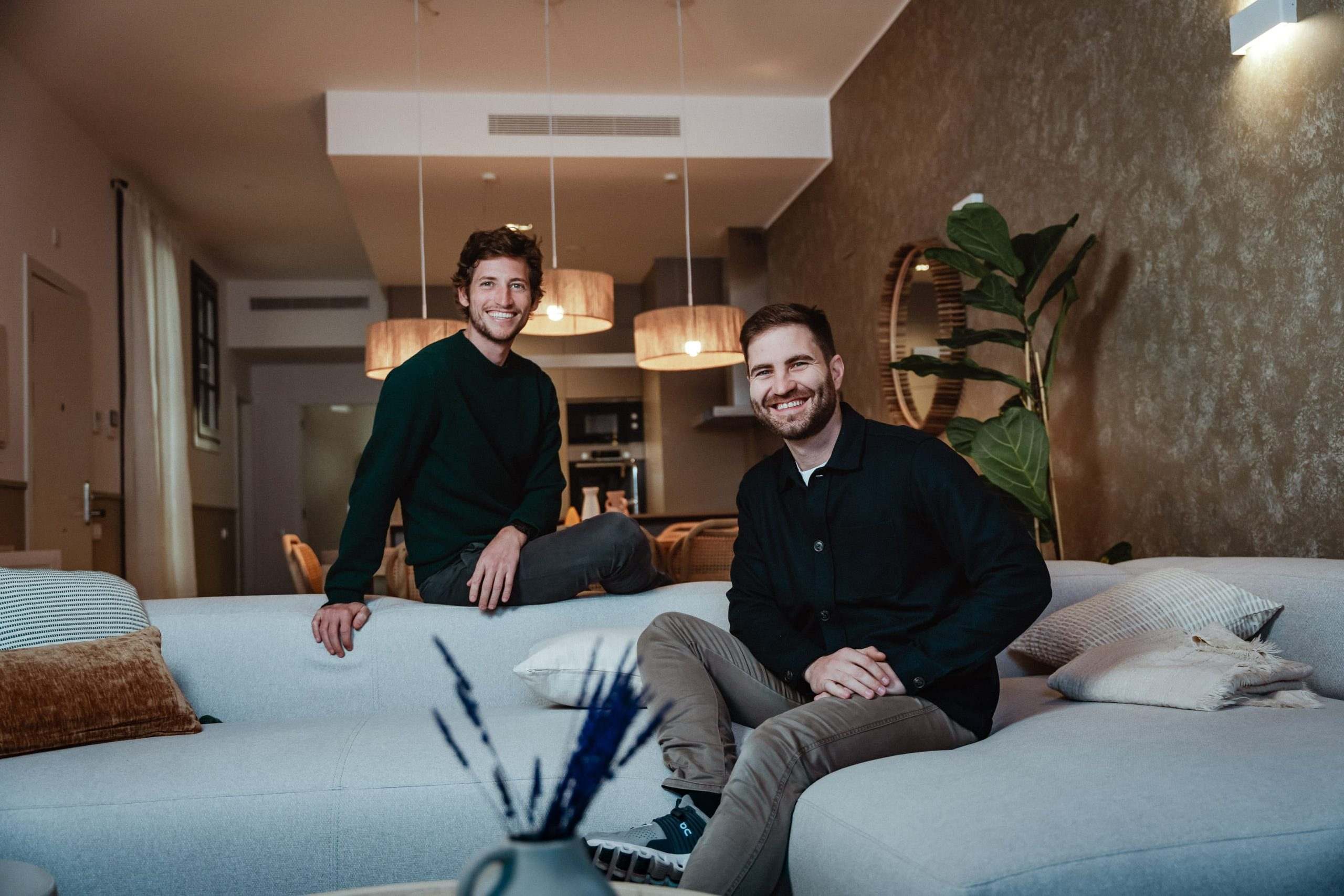 Fundadores de Badi: Carlos Pierre (i.) y Álvaro Córdoba (d.). EE